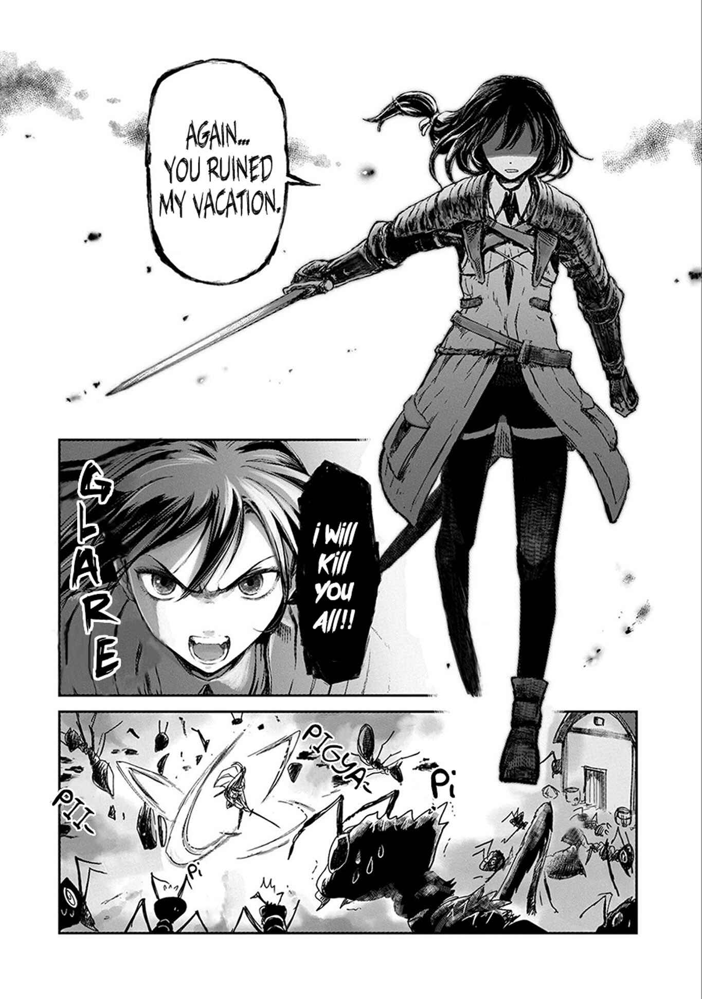 Boukensha ni Naritai to Miyako ni Deteitta Musume ga S-Rank ni Natteta: Kurokami no Ikusaotome Chapter 2 - Page 34