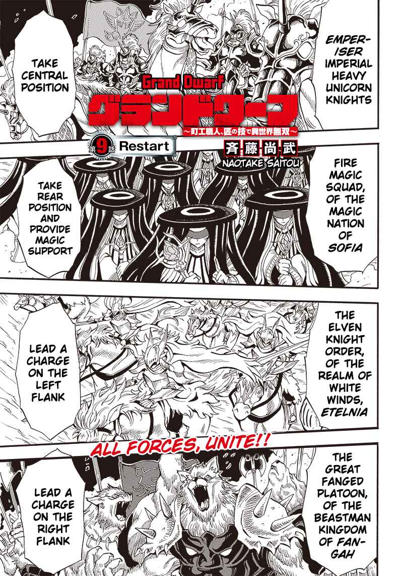 Grand Dwarf ~Machi Kou Shokunin, Takumi no Waza de Isekai Musou~ Chapter 9 - Page 2