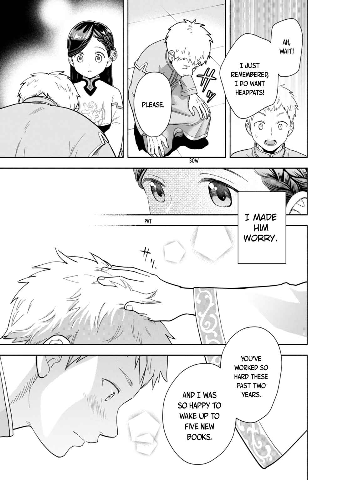 Honzuki no Gekokujou: Shisho ni Naru tame ni wa Shudan o Erandeiraremasen—Dai-4 Bu: Kizokuin no Toshokan o Sukuitai! Chapter 3.5 - Page 4