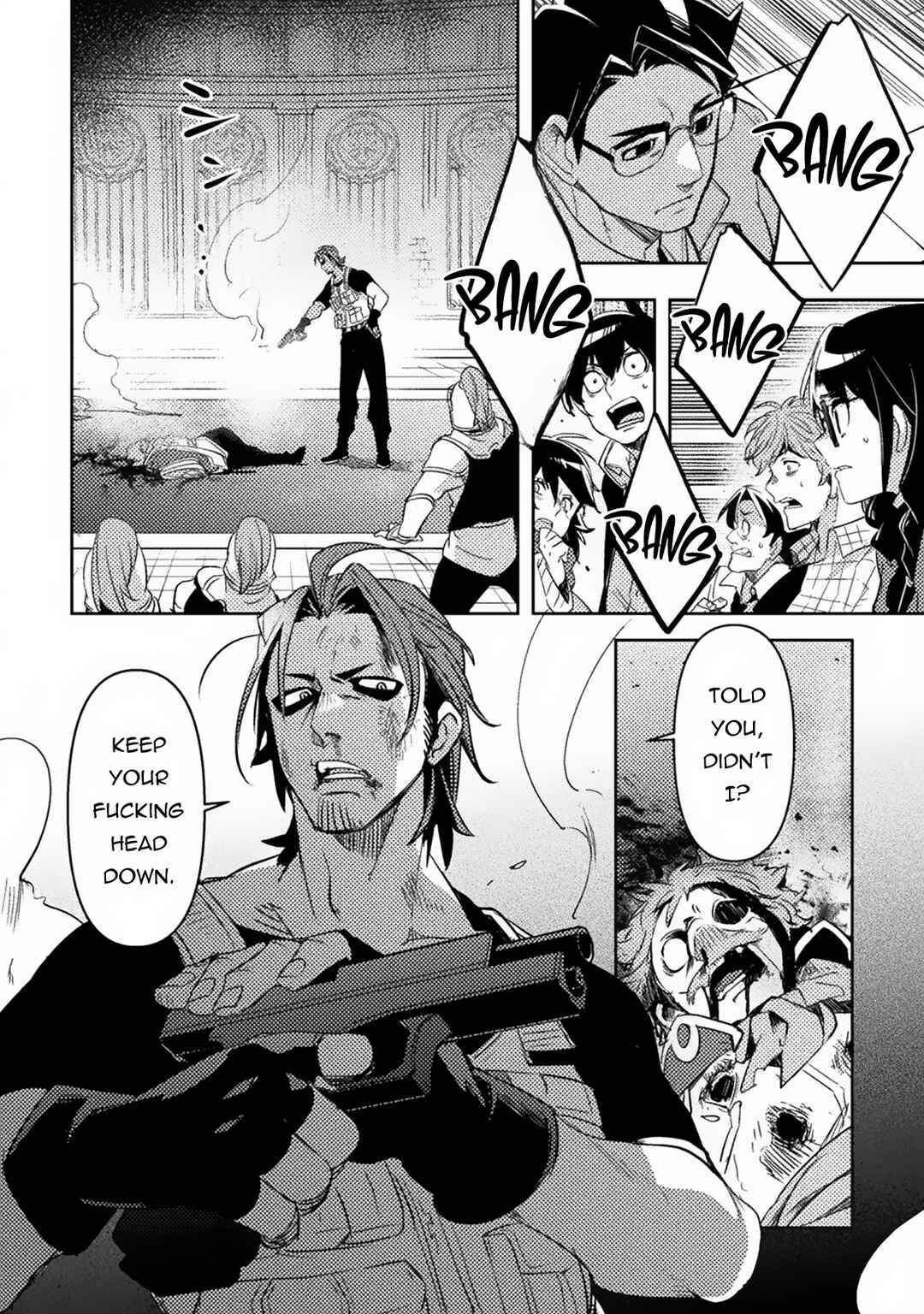 Bakudanma na Youhei, Douji Shoukan sareta Saikyou Cheat-domo wo Katappashi kara Keshitobasu Chapter 1 - Page 35
