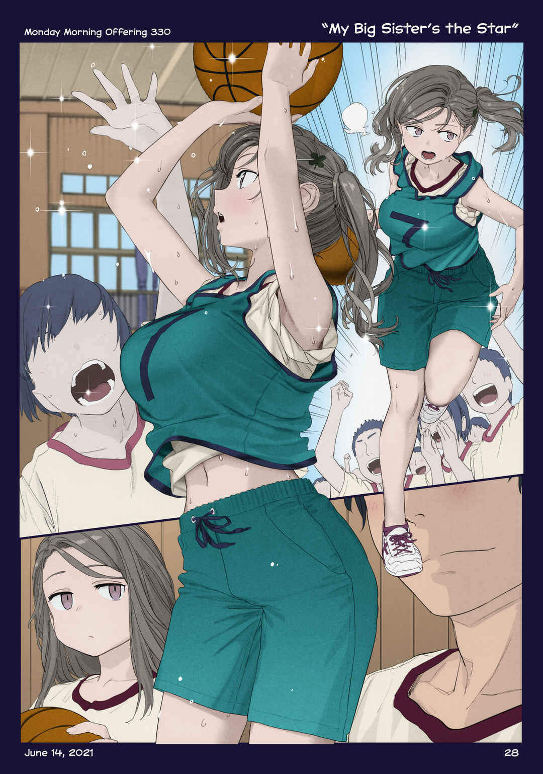 Getsuyoubi no Tawawa (Twitter Webcomic) (Fan Colored) Chapter 38 - Page 29