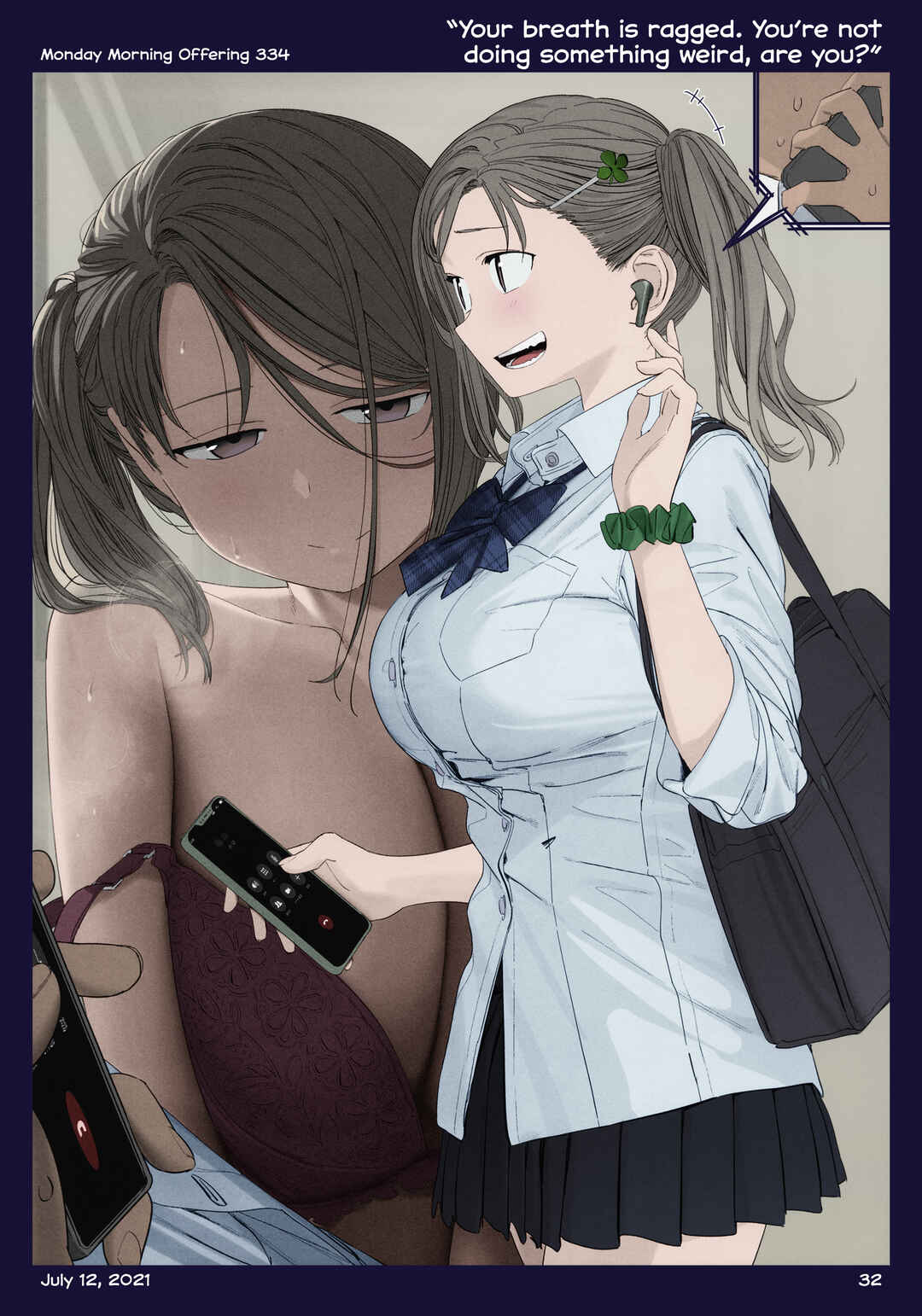 Getsuyoubi no Tawawa (Twitter Webcomic) (Fan Colored) Chapter 38 - Page 33