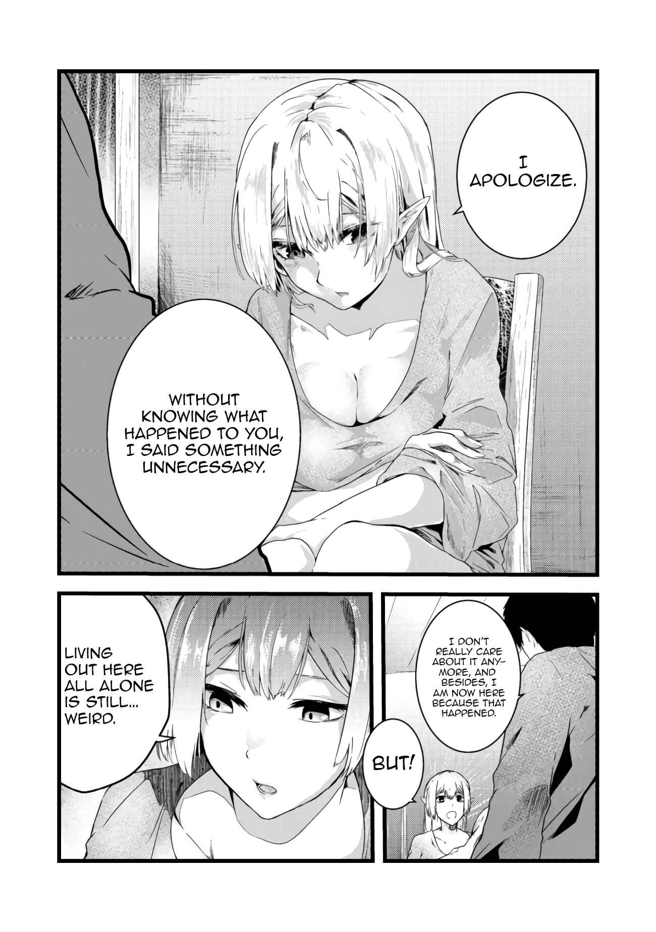Mujintou de Elf to Kyoudou Seikatsu Chapter 4 - Page 35