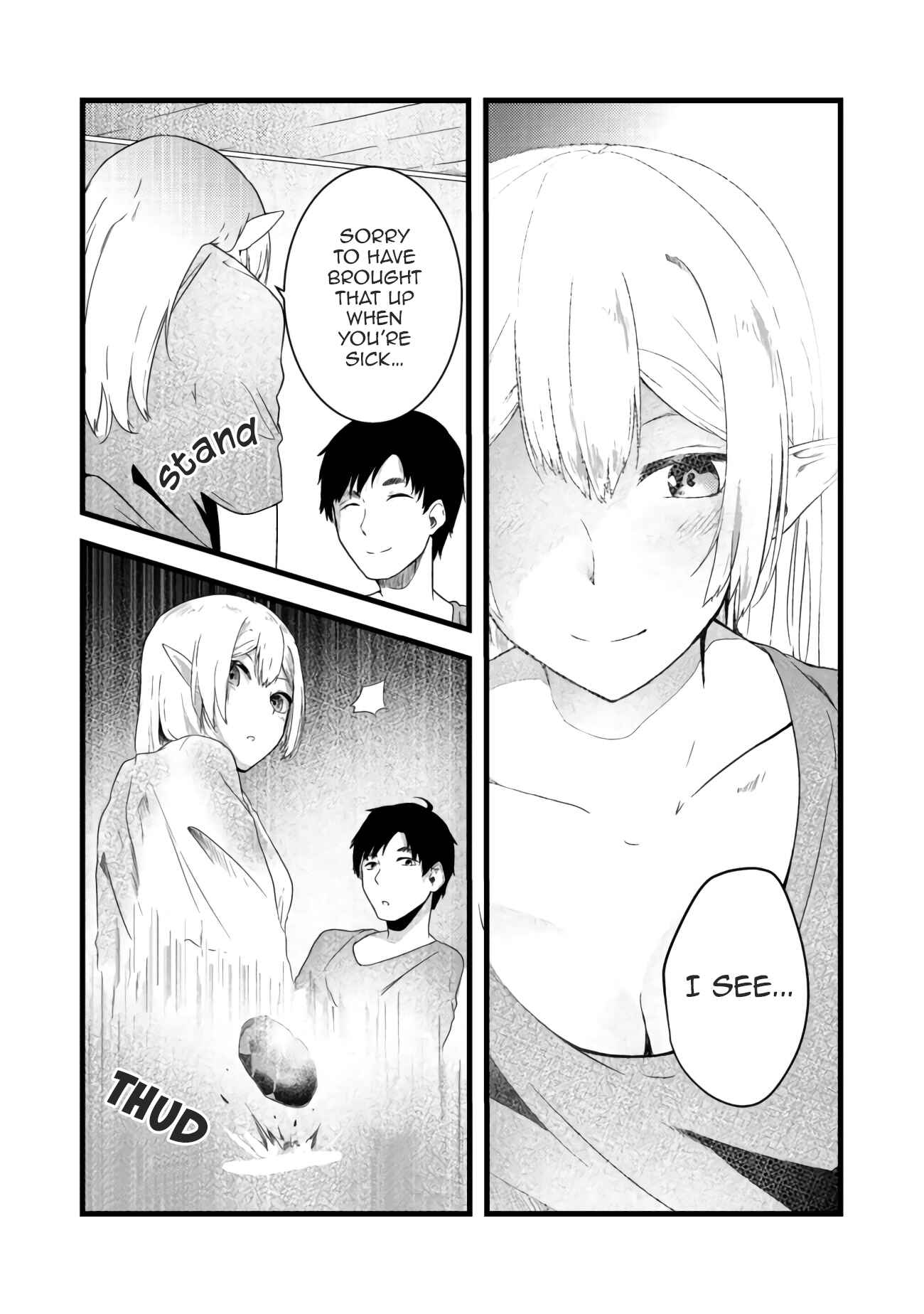 Mujintou de Elf to Kyoudou Seikatsu Chapter 4 - Page 38