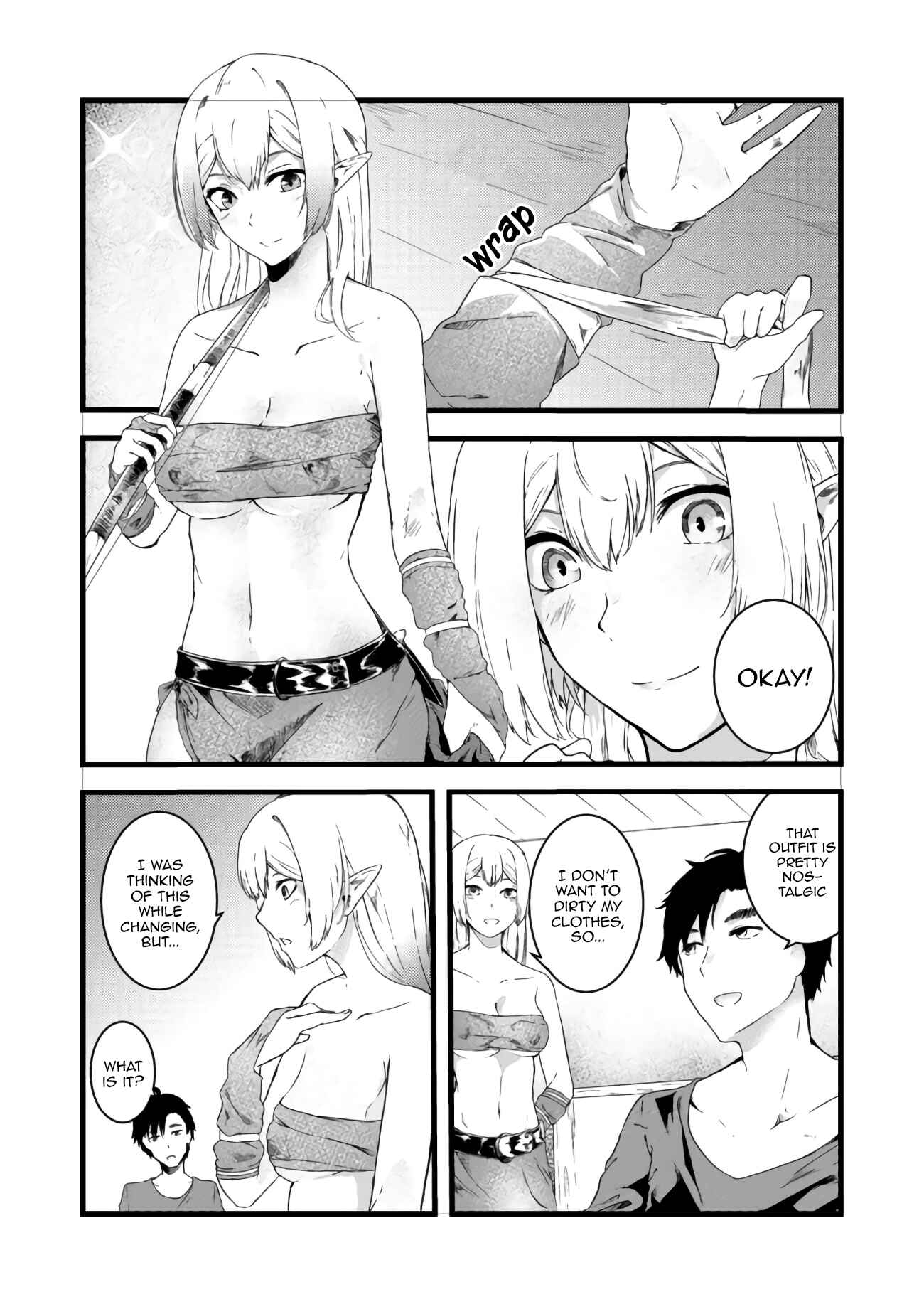 Mujintou de Elf to Kyoudou Seikatsu Chapter 4 - Page 5