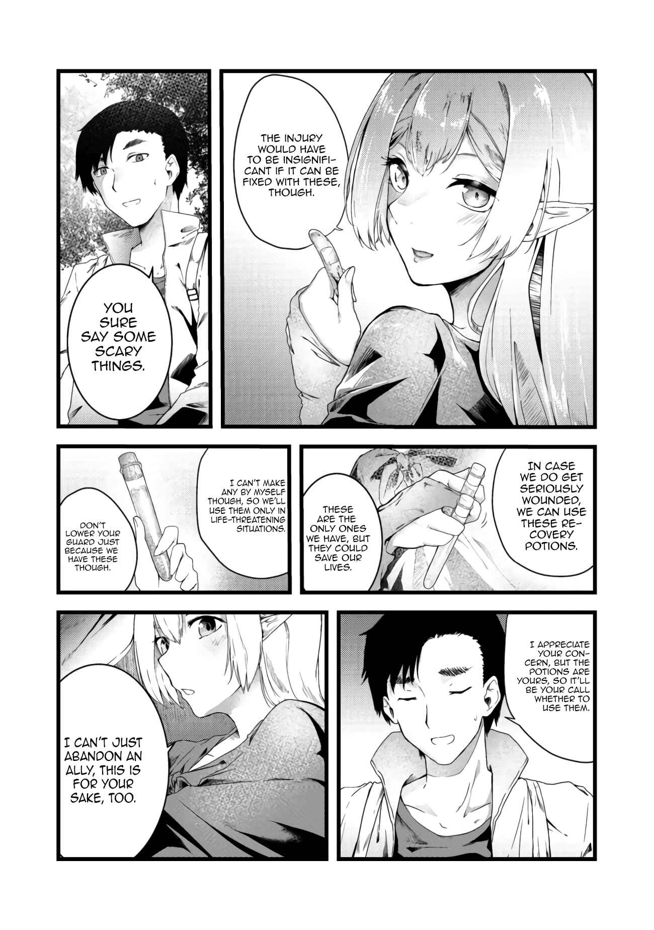 Mujintou de Elf to Kyoudou Seikatsu Chapter 4 - Page 8