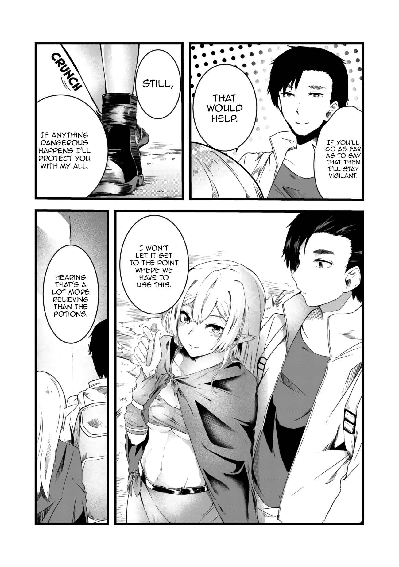 Mujintou de Elf to Kyoudou Seikatsu Chapter 4 - Page 9