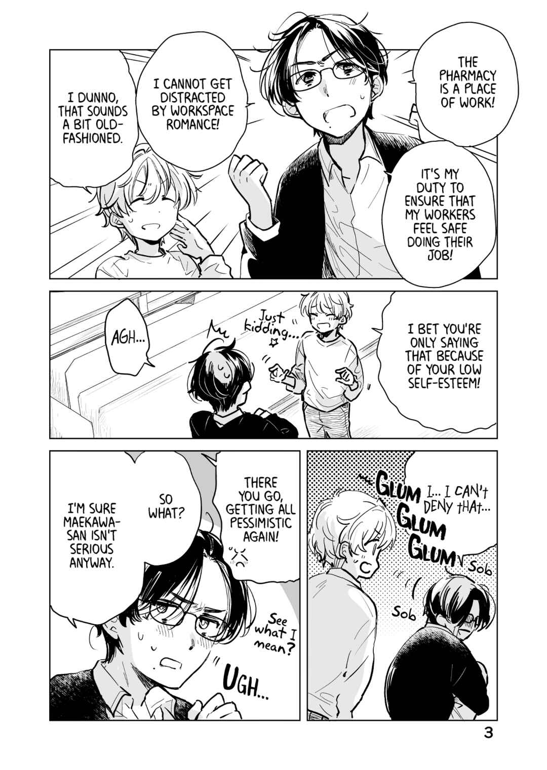 Drugstore Ten'in Sacchan no Nichijou Chapter 42 - Page 3