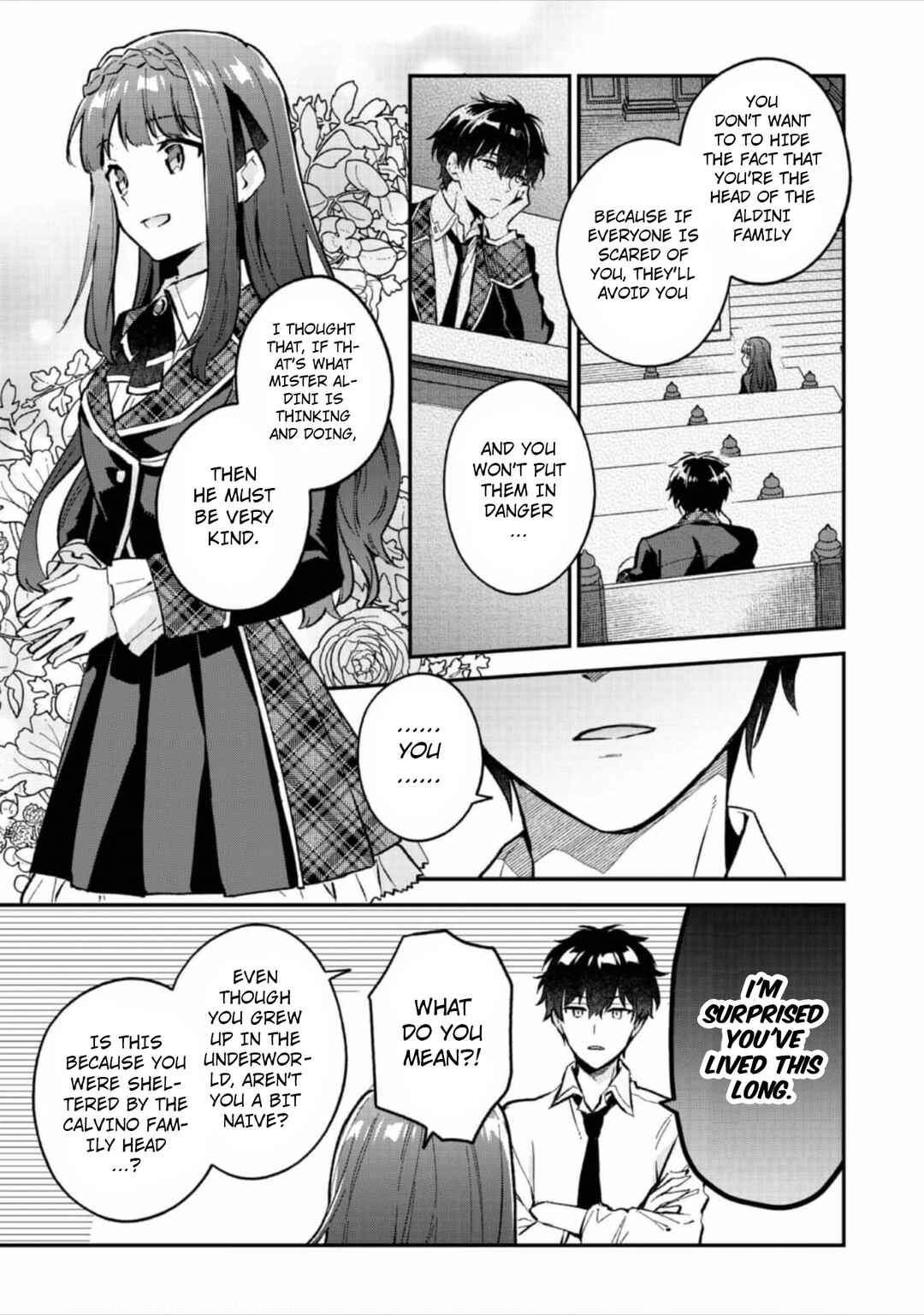 Akutou Ikka no Mana Musume, Tensei Saki mo Otome Game no Gokudou Reijou deshita Chapter 5 - Page 14