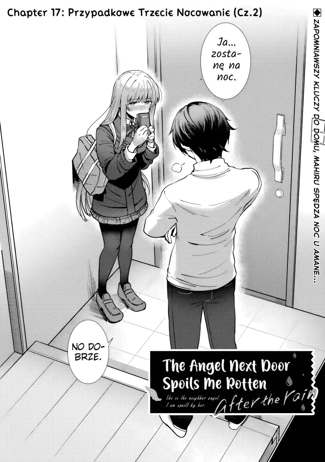 Otonari no Tenshi-sama ni Itsunomanika Dame Ningen ni Sareteita Ken: after the rain Chapter 17 - Page 1