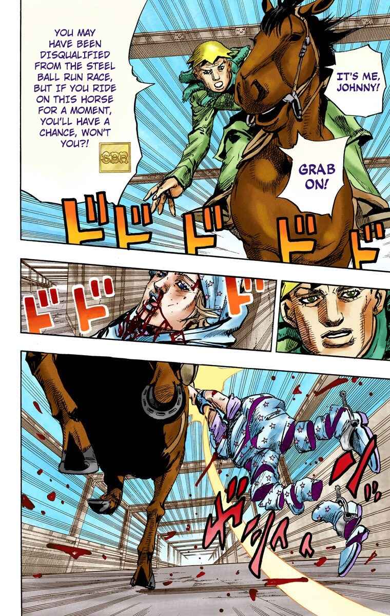 JoJo no Kimyou na Bouken: Part 7 - Steel Ball Run Color-ban Chapter 95 - Page 24