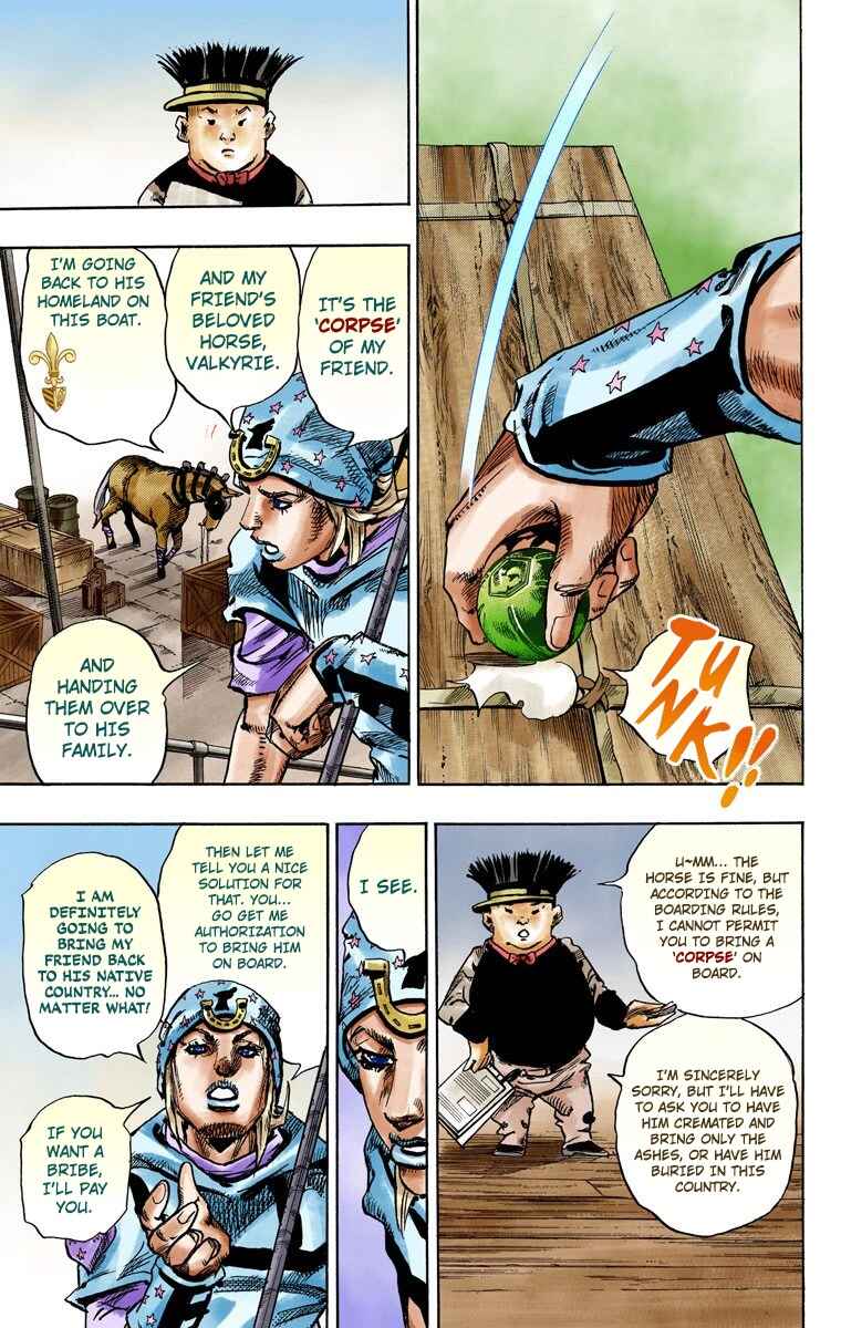 JoJo no Kimyou na Bouken: Part 7 - Steel Ball Run Color-ban Chapter 95 - Page 36