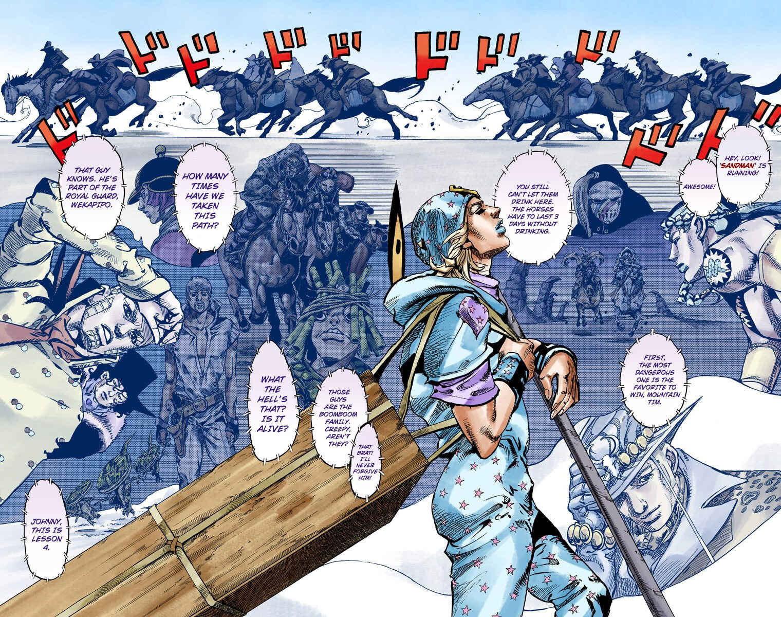 JoJo no Kimyou na Bouken: Part 7 - Steel Ball Run Color-ban Chapter 95 - Page 39