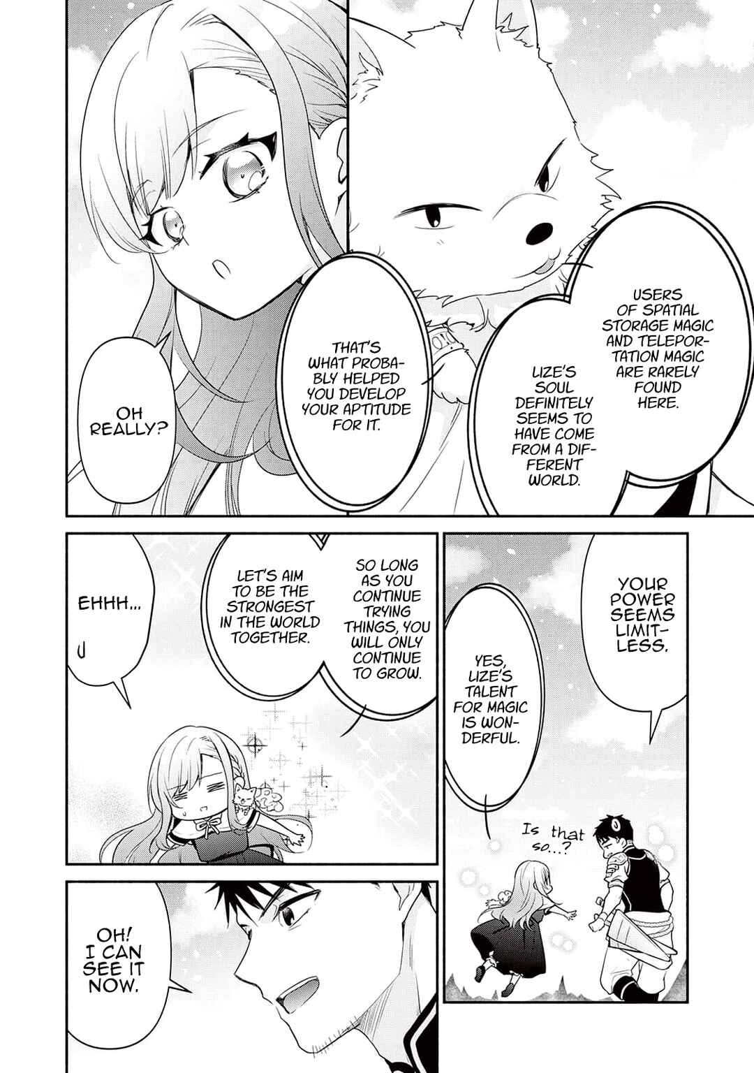 Tensei Youjo.: Shinjuu to Ouji to, Saikyou no Oji-san Youhei-dan no Naka de Ikiru Chapter 5 - Page 6