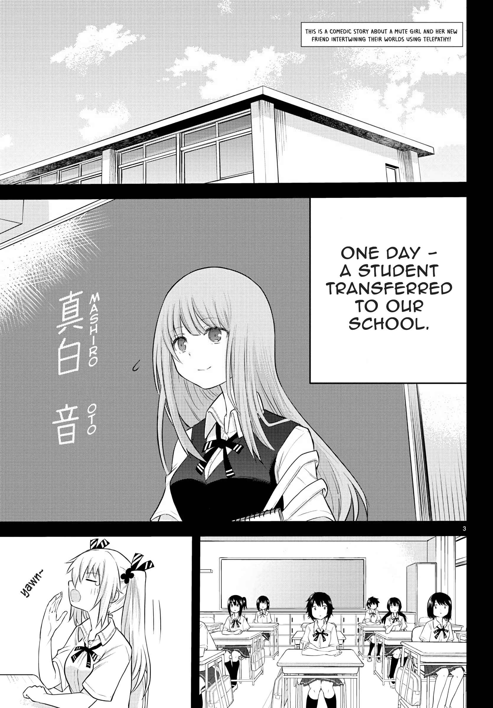 Koe ga dasenai Shoujo wa "Kanojo ga Yasashisugiru" to Omotte iru Chapter 6 - Page 3