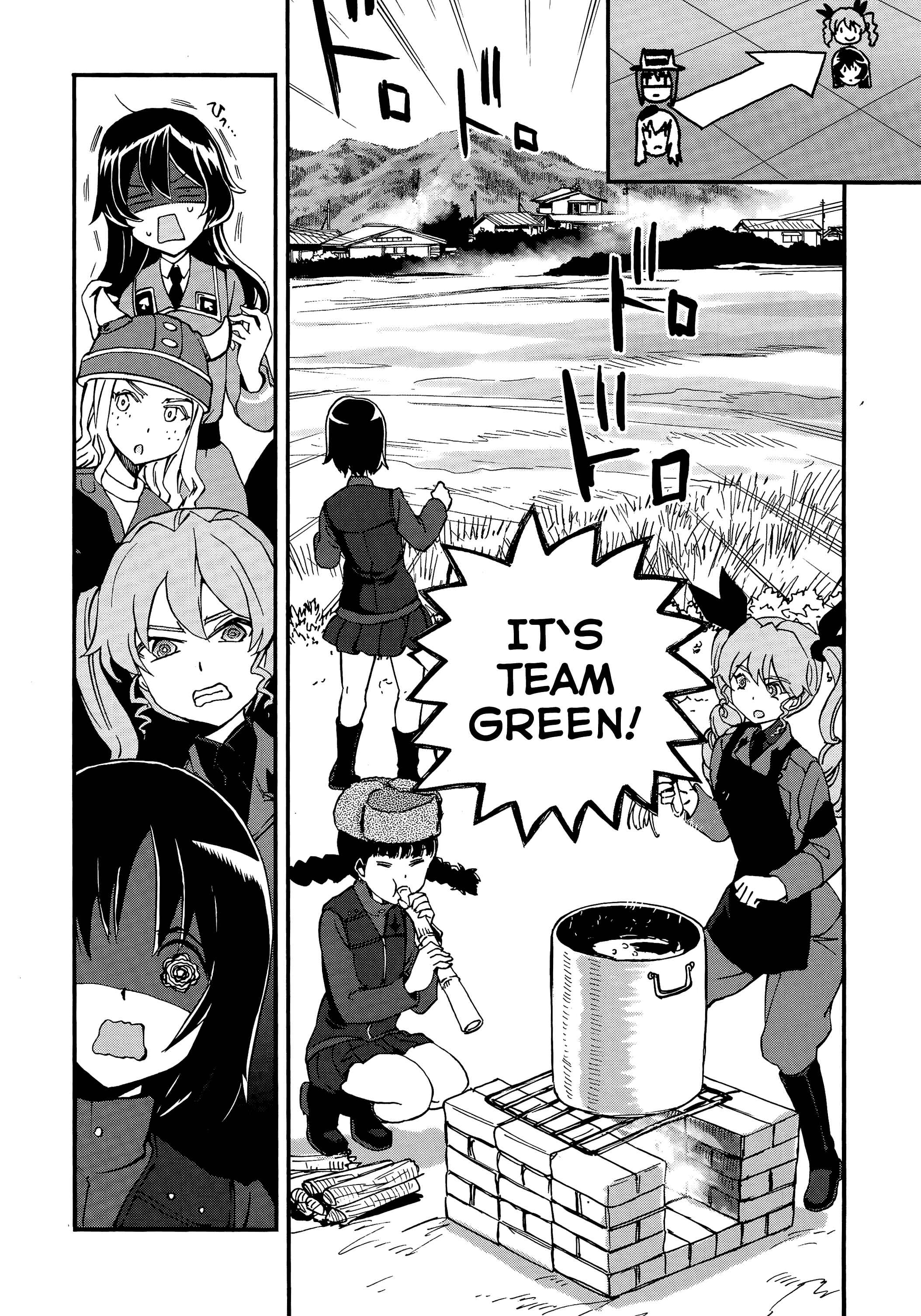 Girls und Panzer: Ribbon no Musha Chapter 34 - Page 32