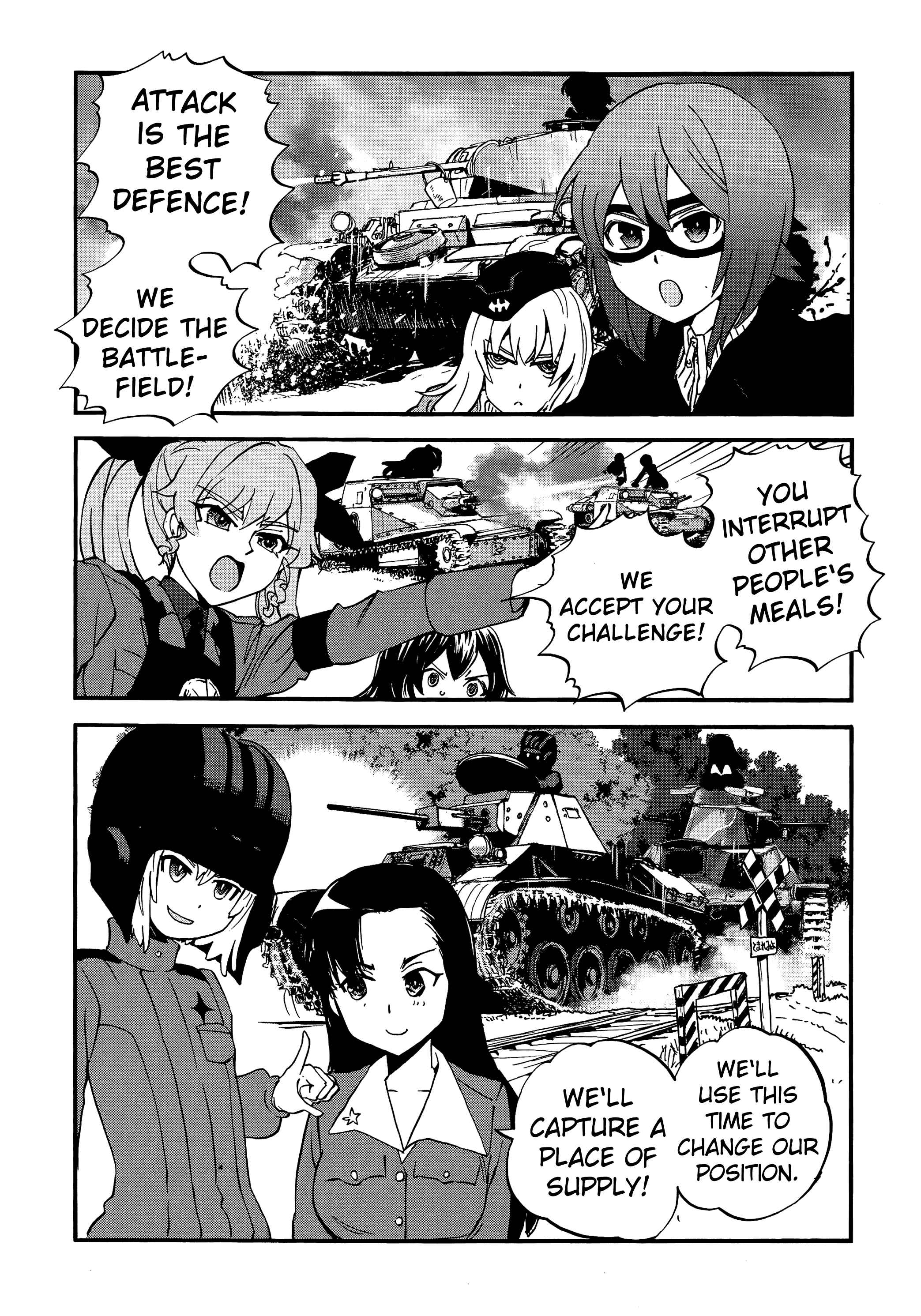 Girls und Panzer: Ribbon no Musha Chapter 34 - Page 33