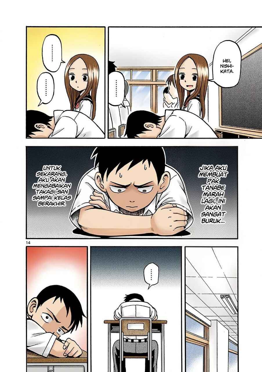 Karakai Jouzu no Takagi-san (Official Colored) Chapter 3 - Page 14