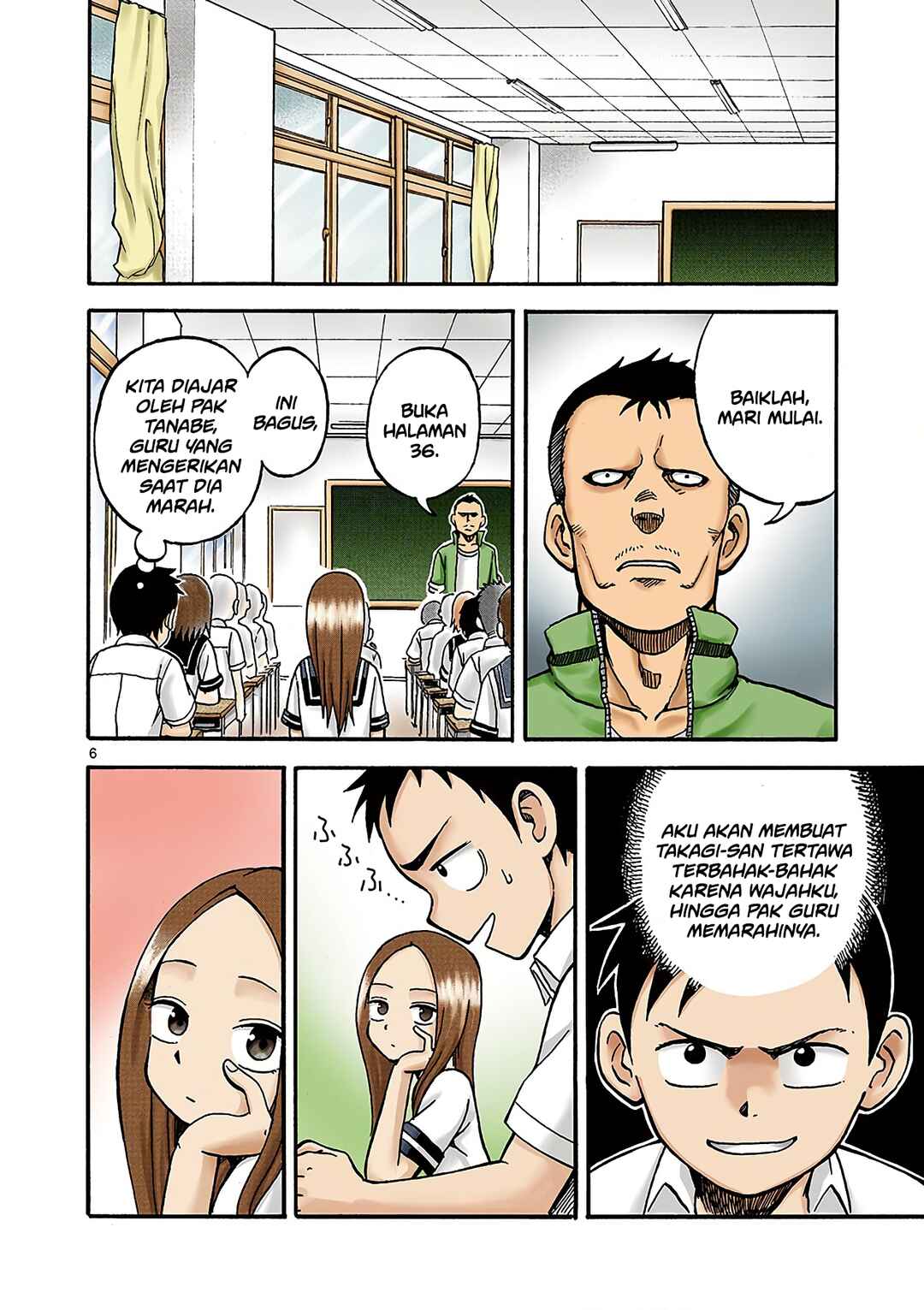 Karakai Jouzu no Takagi-san (Official Colored) Chapter 3 - Page 6