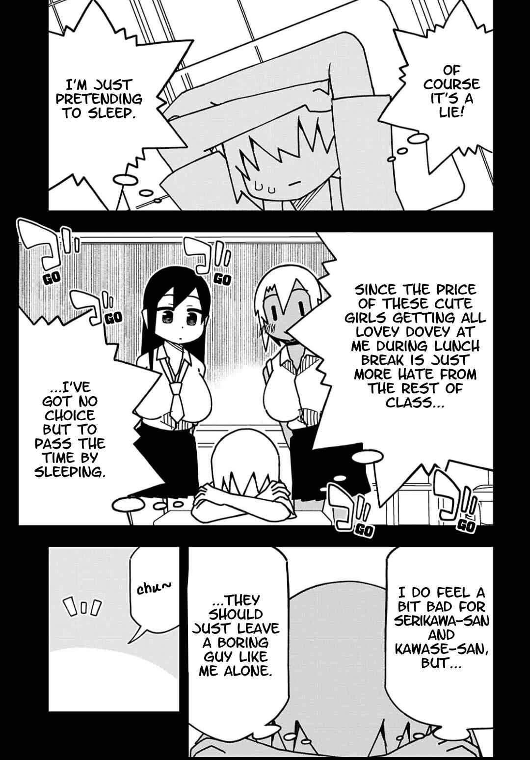 Maibara-kun wa Tsuyotsuyo Gal Kara Hanarerarenai Chapter 4 - Page 3