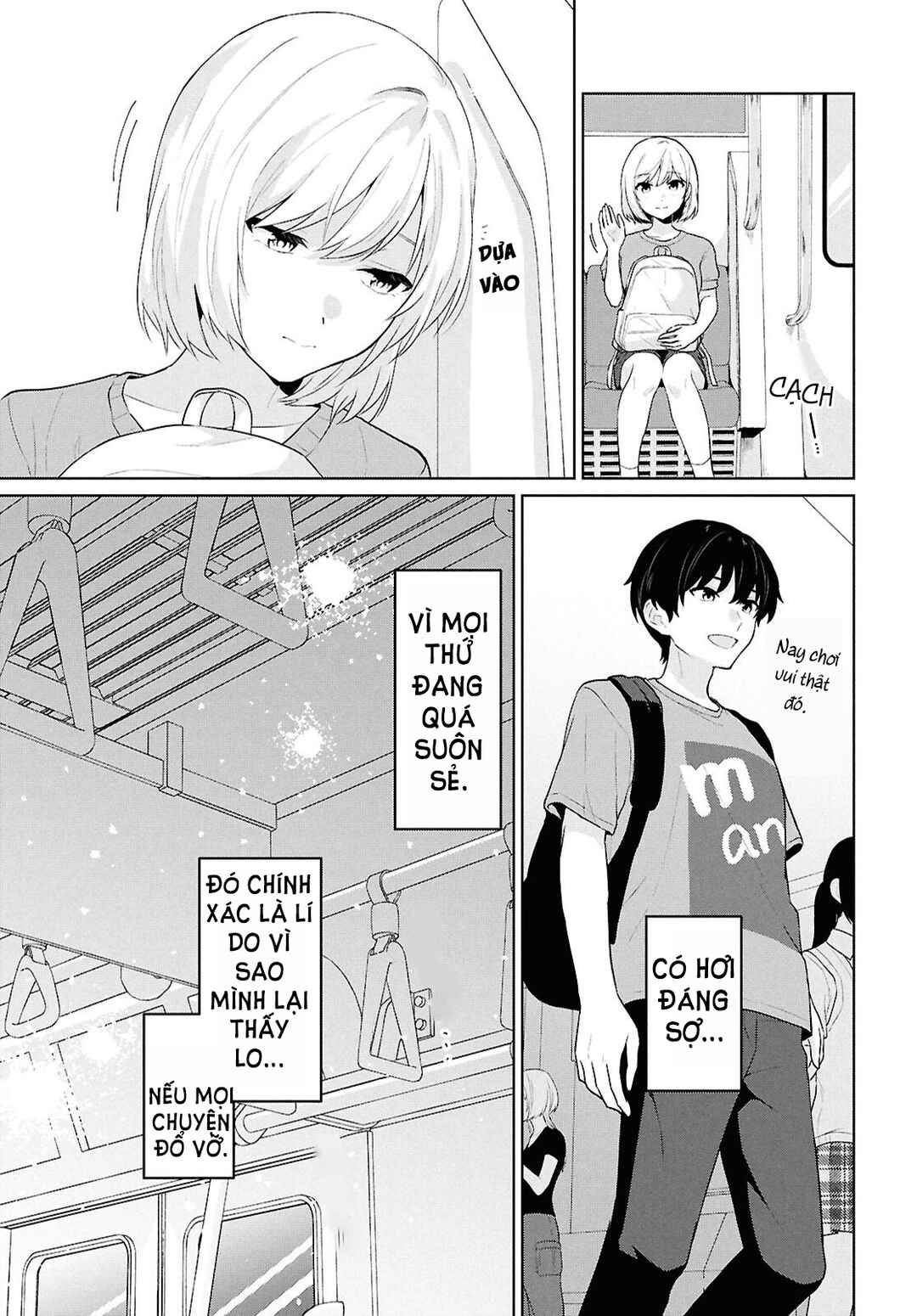 Danjo-hi 1:5 no Sekai demo Futsuu ni Ikirareru to Omotta? ~Gekiomoi Kanjou na Kanojo-tachi ga Mujikaku Danshi ni Honrou Saretara~ Chapter 13 - Page 21