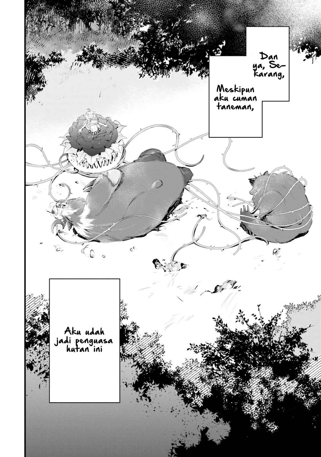 Shokubutsu Monster Musume Nikki: Seijo datta Watashi ga Uragirareta Hate ni Alraune ni Tensei Shite Shimatta node, kore kara wa Kougousei o Shinagara Shizuka ni Shokubutsu Life o Sugoshimasu Chapter 8 - Page 32