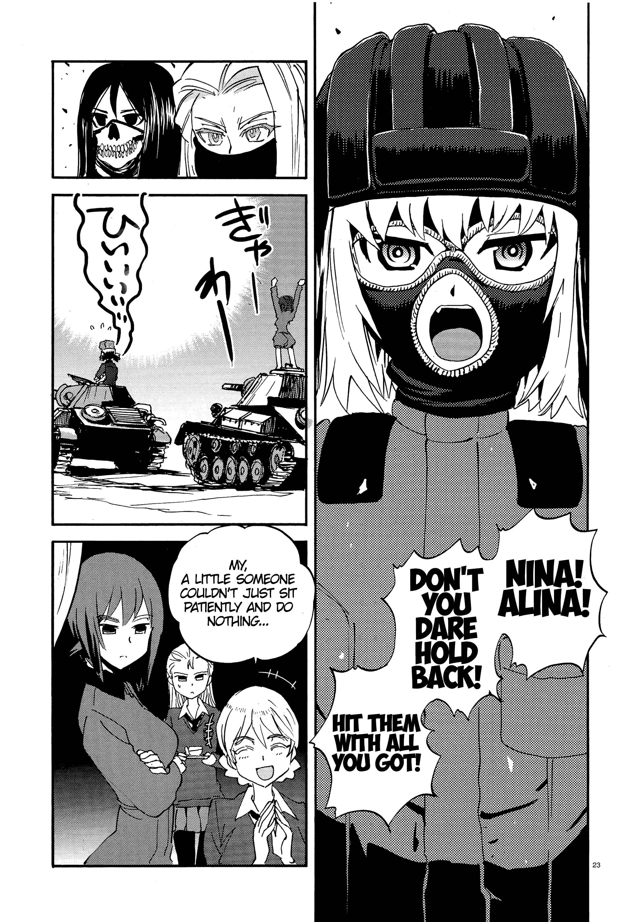Girls und Panzer: Ribbon no Musha Chapter 25 - Page 23