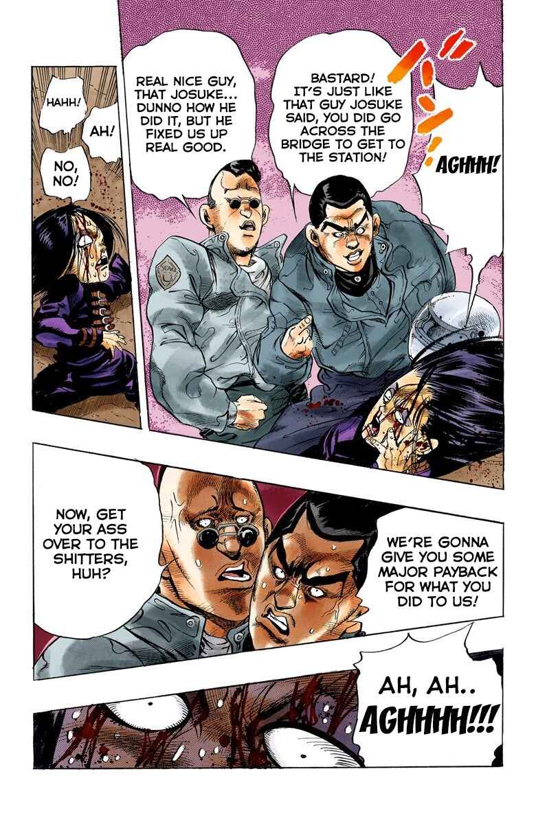 JoJo no Kimyou na Bouken: Part 4 - Diamond wa Kudakenai Color-ban Chapter 28 - Page 18