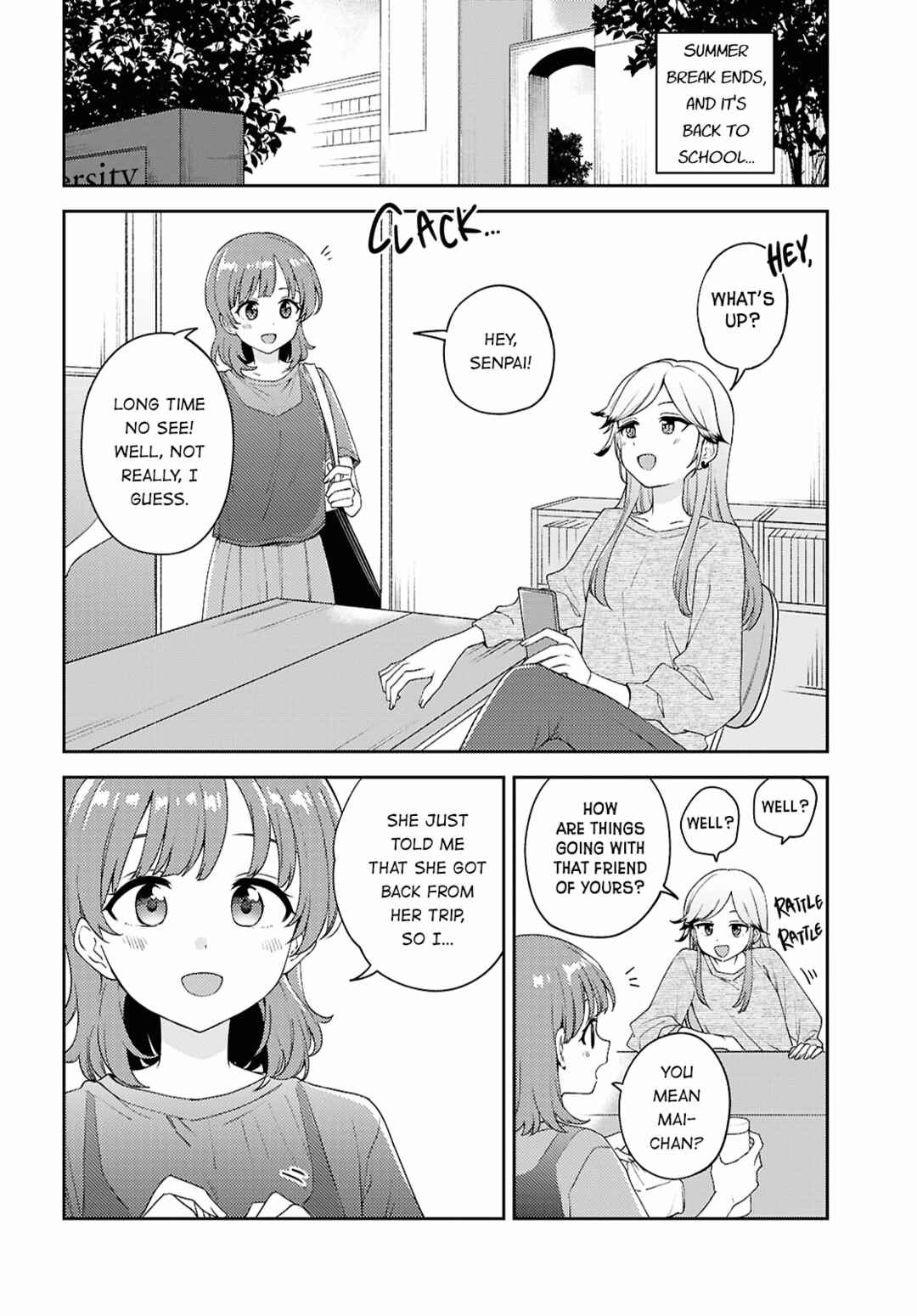 Asumi-chan wa Les Fuuzoku ni Kyoumi ga Arimasu! Chapter 29 - Page 2