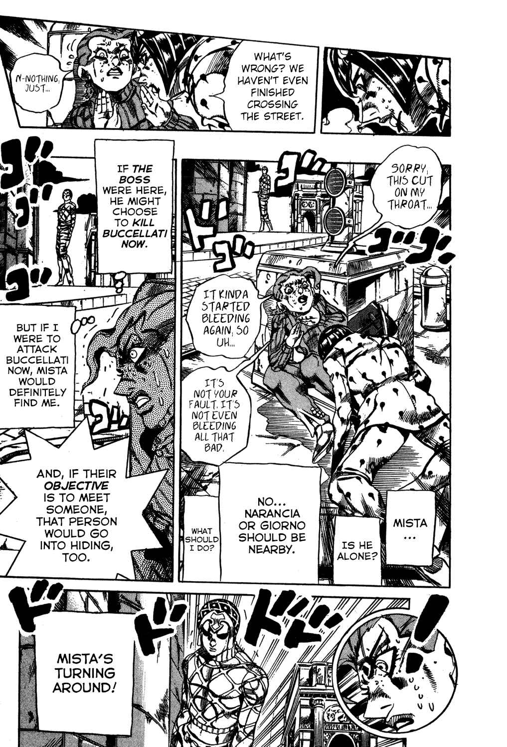 JoJo no Kimyou na Bouken: Part 5 - Ougon no Kaze Chapter 129 - Page 9