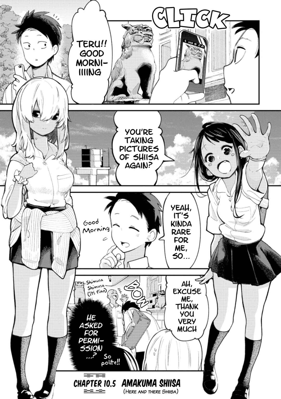 Okinawa de Suki ni Natta Ko ga Hougensugite Tsurasugiru Chapter 10.5 - Page 1