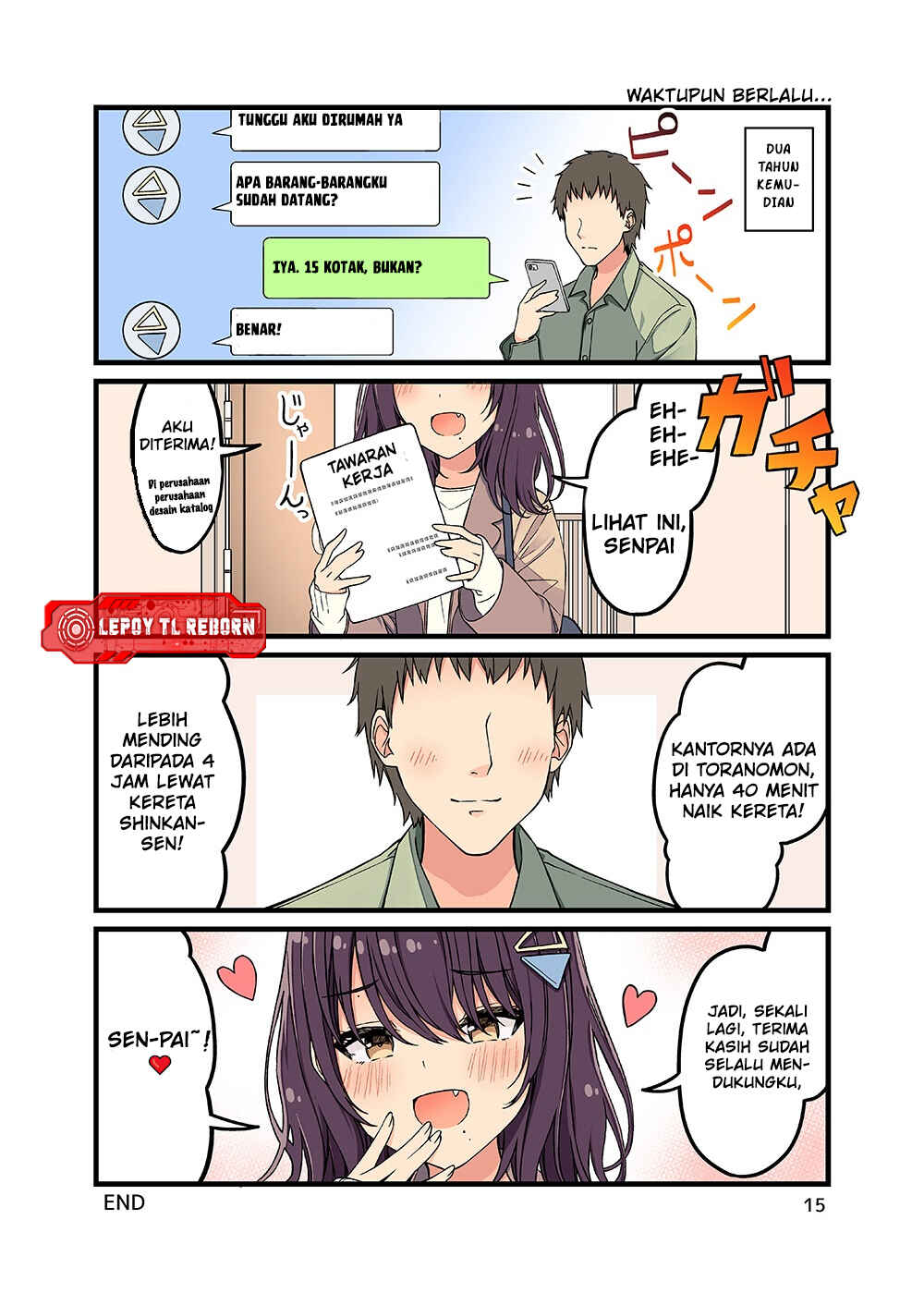 Enkyori Kanojo ga Ai ni Kita. Chapter 11 - Page 1