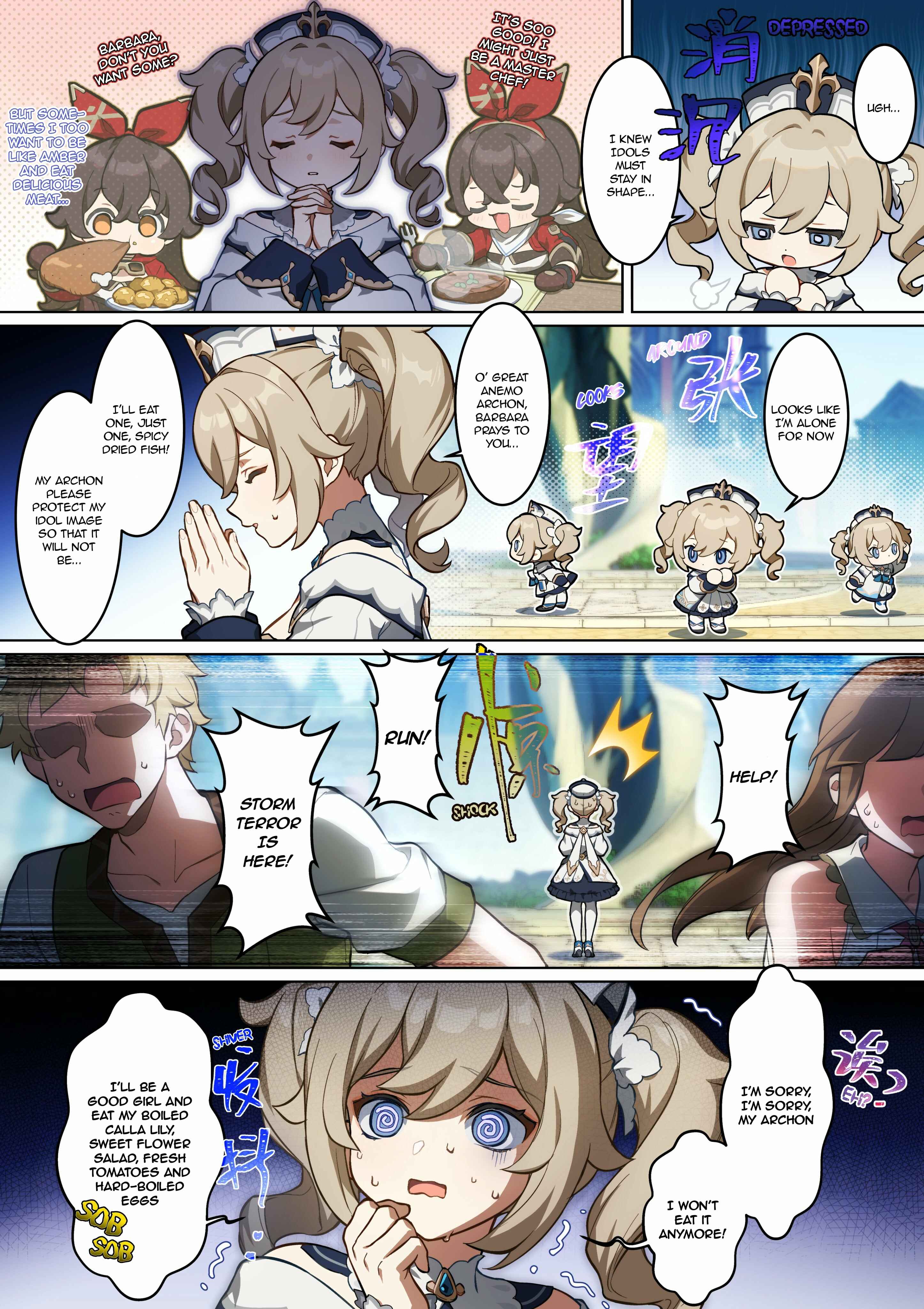 Genshin Impact 4-koma Chapter 8 - Page 2
