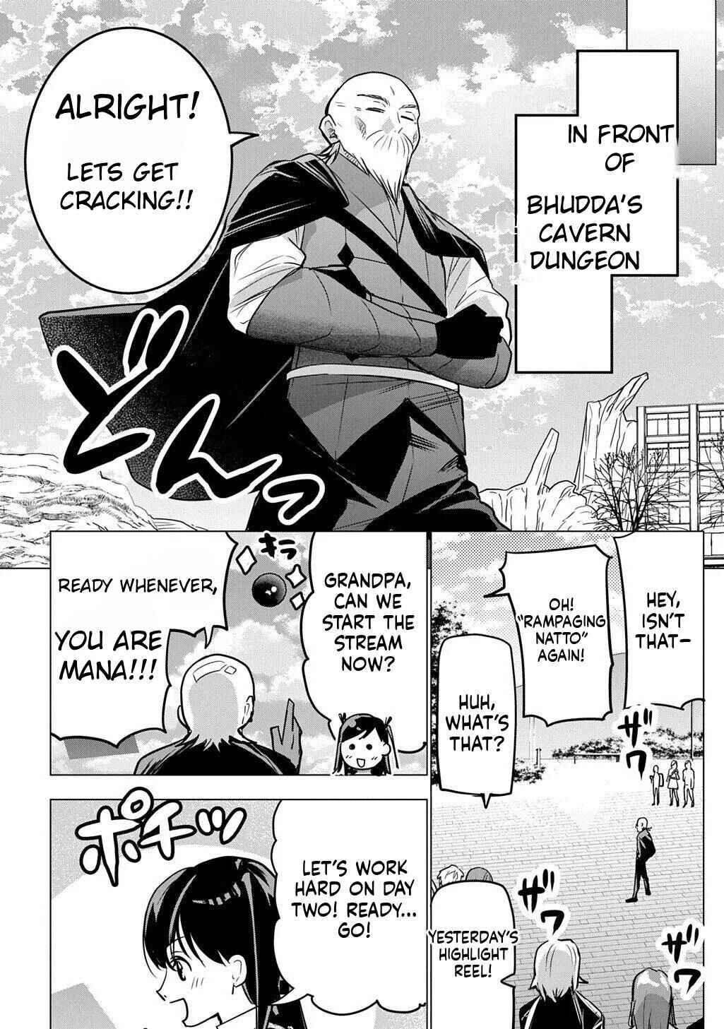 Moto Tansakusha no Ojii-chan: Mago ni Segamarete Dungeon Haishin o Hajimeta njaga, Nazeka Bazuriotta wai Chapter 5 - Page 19