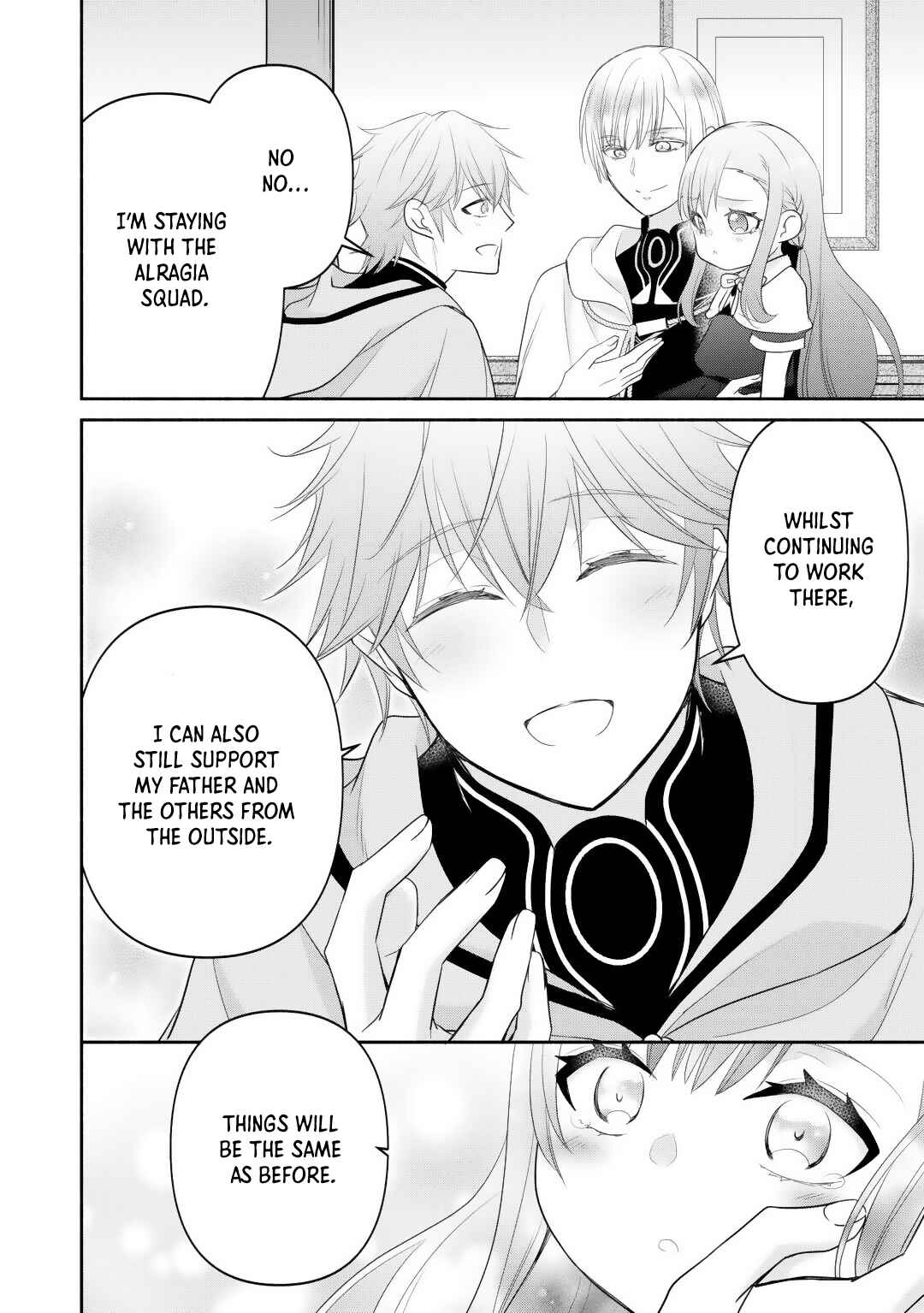 Tensei Youjo.: Shinjuu to Ouji to, Saikyou no Oji-san Youhei-dan no Naka de Ikiru Chapter 13 - Page 24