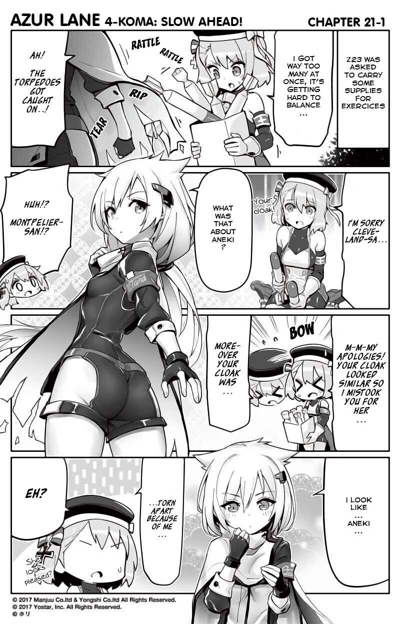Azur Lane: Bisoku Zensin! Chapter 21 - Page 1