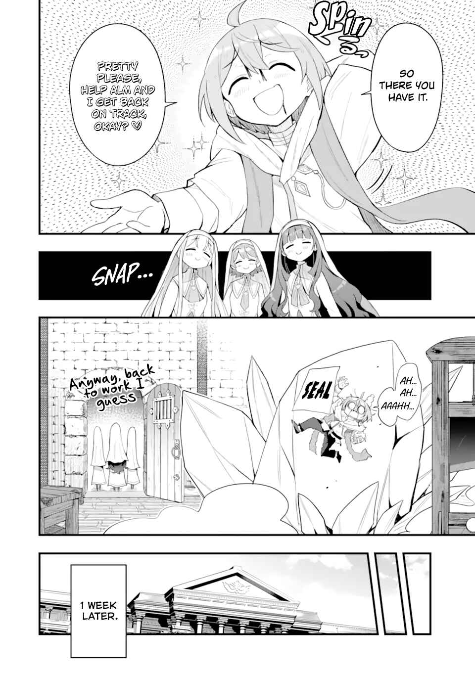 Hai Kouen no Homeless Seijo Chapter 7.1 - Page 8