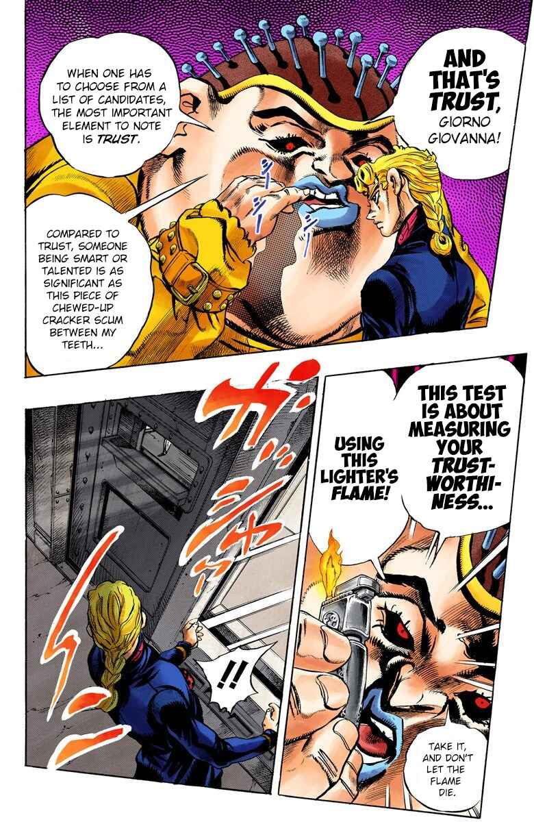 JoJo no Kimyou na Bouken: Part 5 - Ougon no Kaze Color-ban Chapter 10 - Page 7