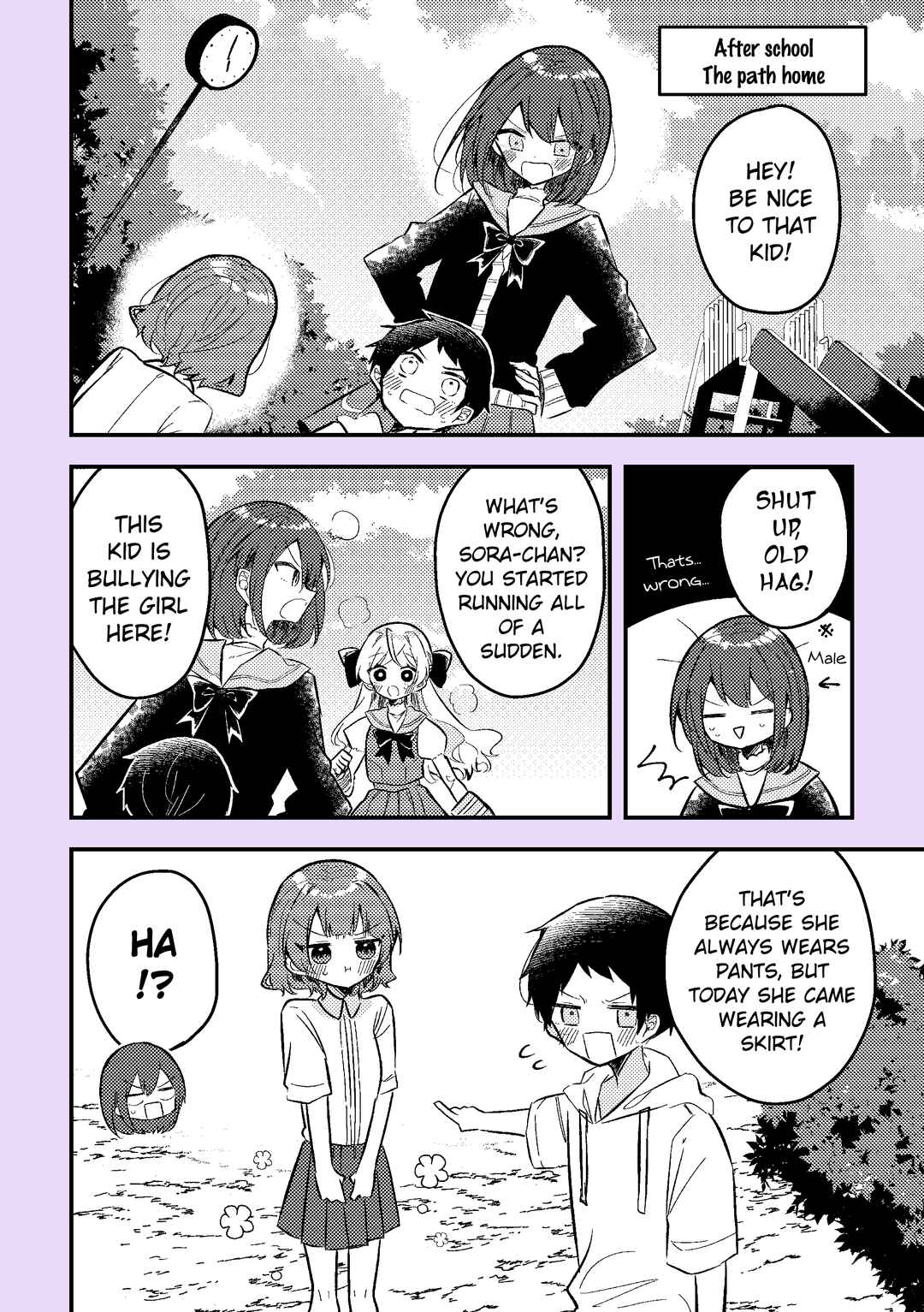 Nikagetsugo ni Seibetsu ga Bareru Josou Danshi Chapter 7 - Page 1