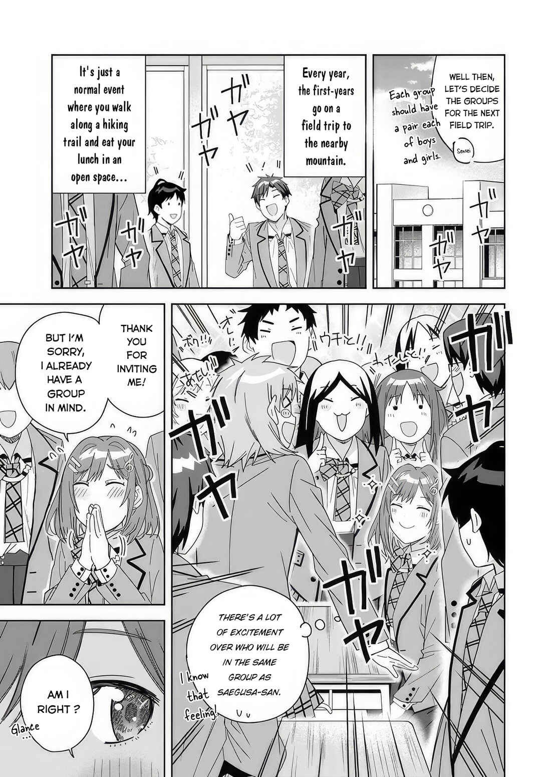 Classmate no Moto Idol ga, Tonikaku Kyodou Fushin nandesu. Chapter 4 - Page 1