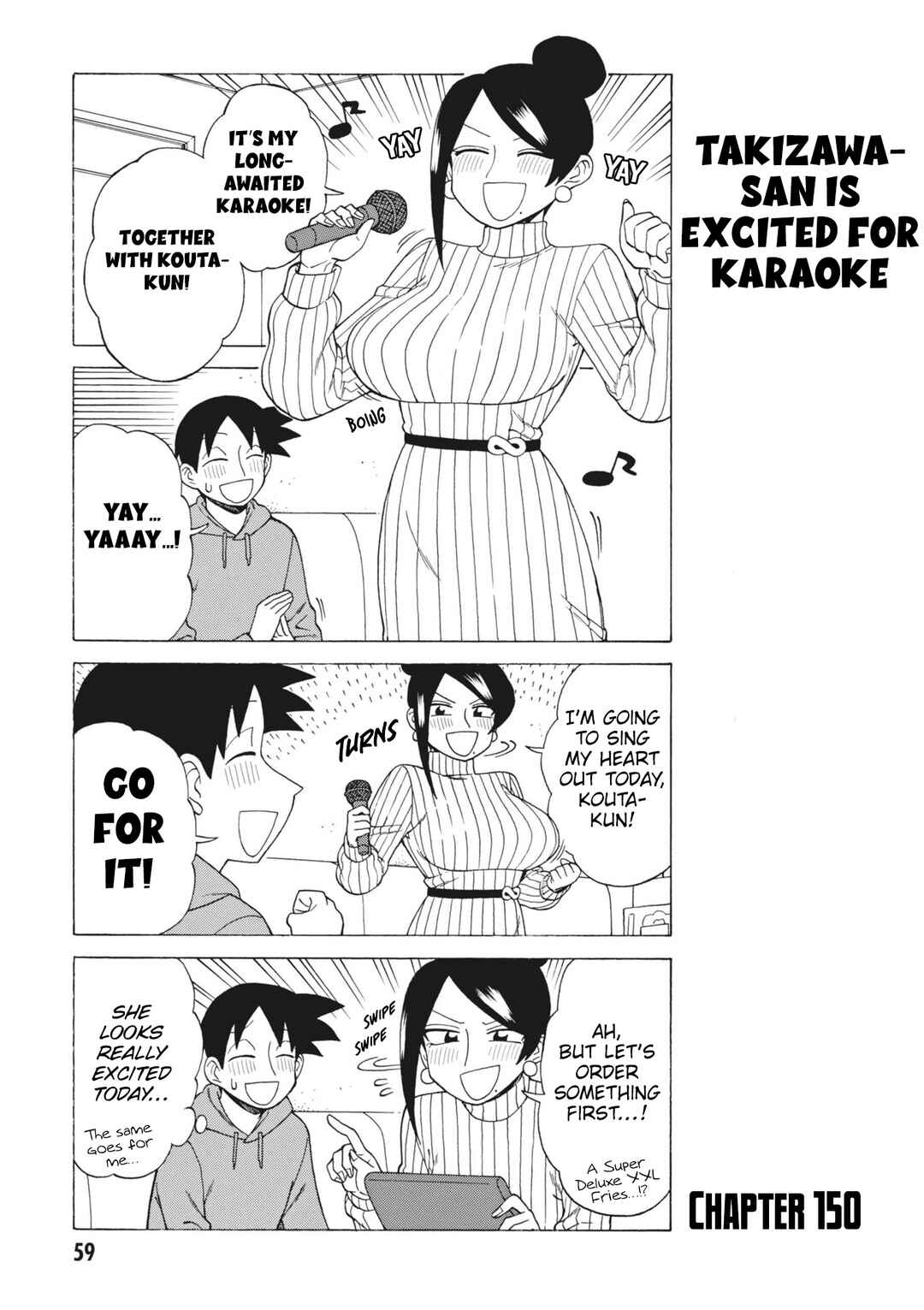 Bijin Onna Joushi Takizawa-san Chapter 150 - Page 1