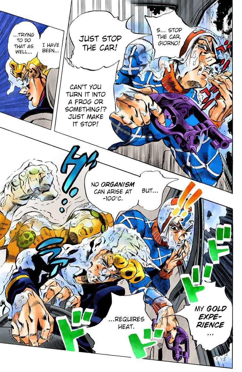 JoJo no Kimyou na Bouken: Part 5 - Ougon no Kaze Color-ban Chapter 70 - Page 13