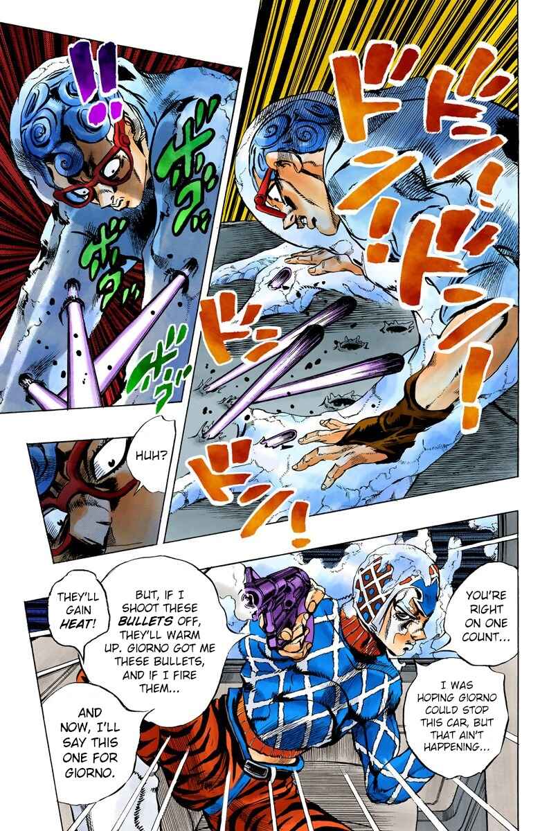 JoJo no Kimyou na Bouken: Part 5 - Ougon no Kaze Color-ban Chapter 70 - Page 15