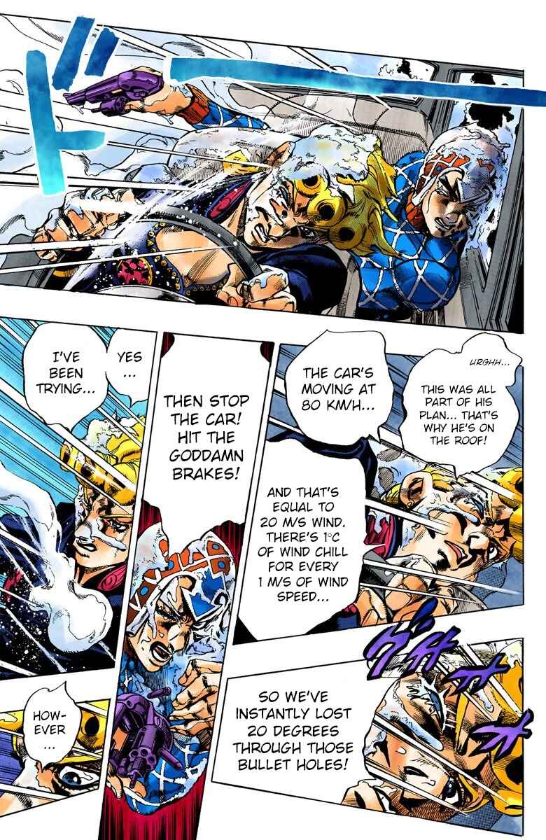 JoJo no Kimyou na Bouken: Part 5 - Ougon no Kaze Color-ban Chapter 70 - Page 9