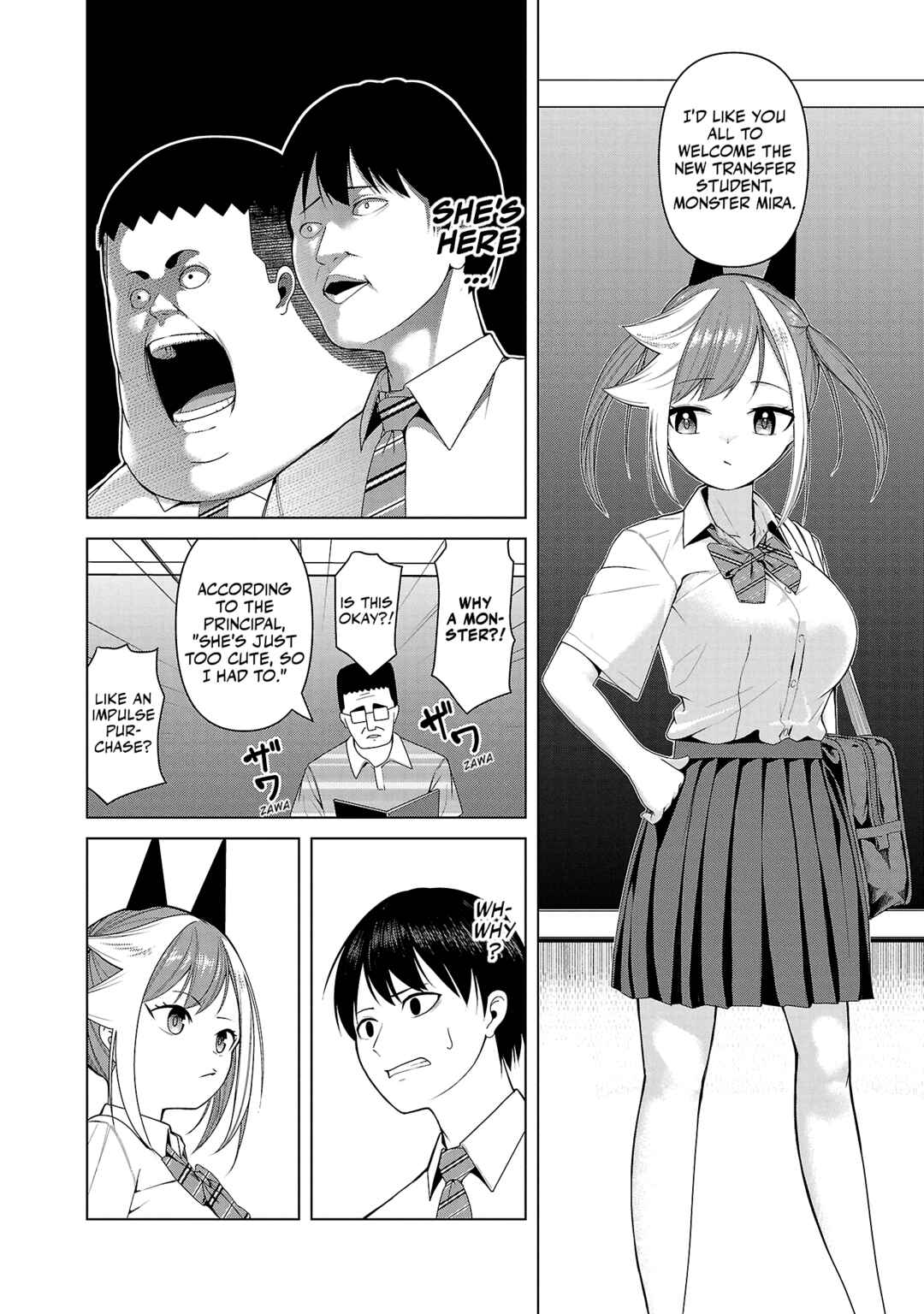 Kaijin Mira no Dai-2 Keitai ga Kawaisugiru Chapter 3 - Page 4
