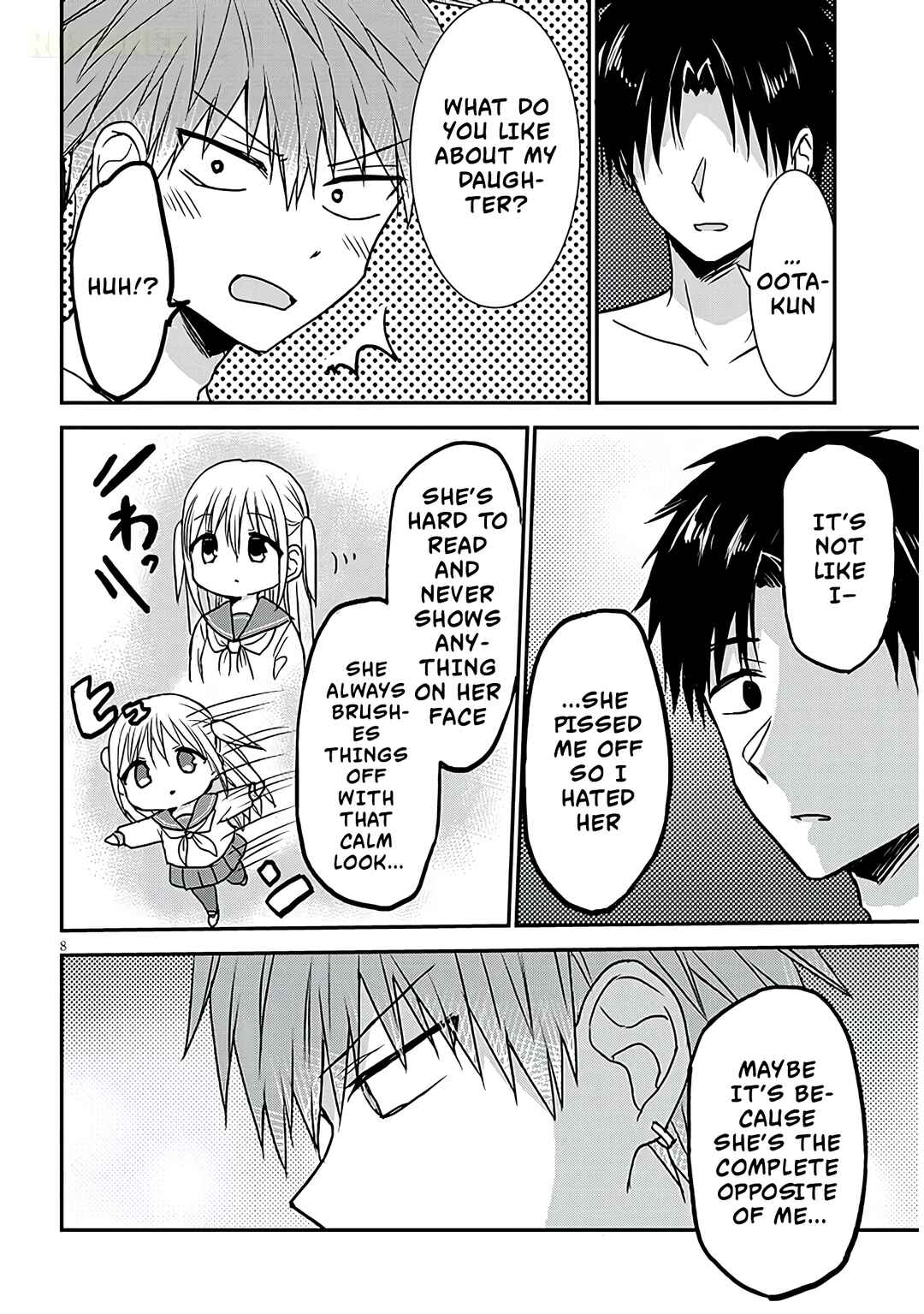 Kao ni Denai Kashiwada-san to Kao ni Deru Oota-kun + Chapter 23 - Page 9