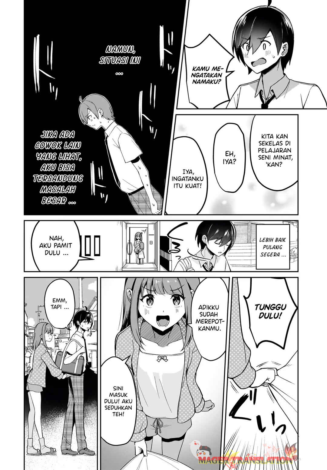Maigo no Onnanoko wo Ie made Todoketara, Genkan kara Detekita no wa Gakunen Ichi no Bishoujo deshita Chapter 1 - Page 13