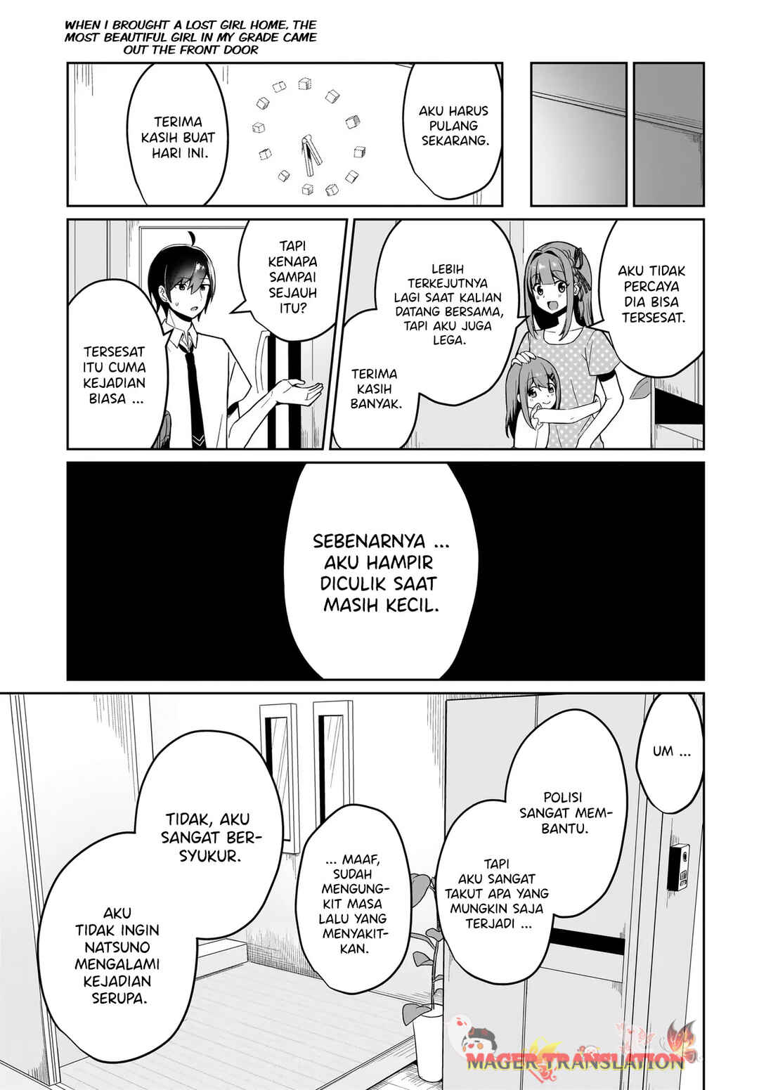 Maigo no Onnanoko wo Ie made Todoketara, Genkan kara Detekita no wa Gakunen Ichi no Bishoujo deshita Chapter 1 - Page 26