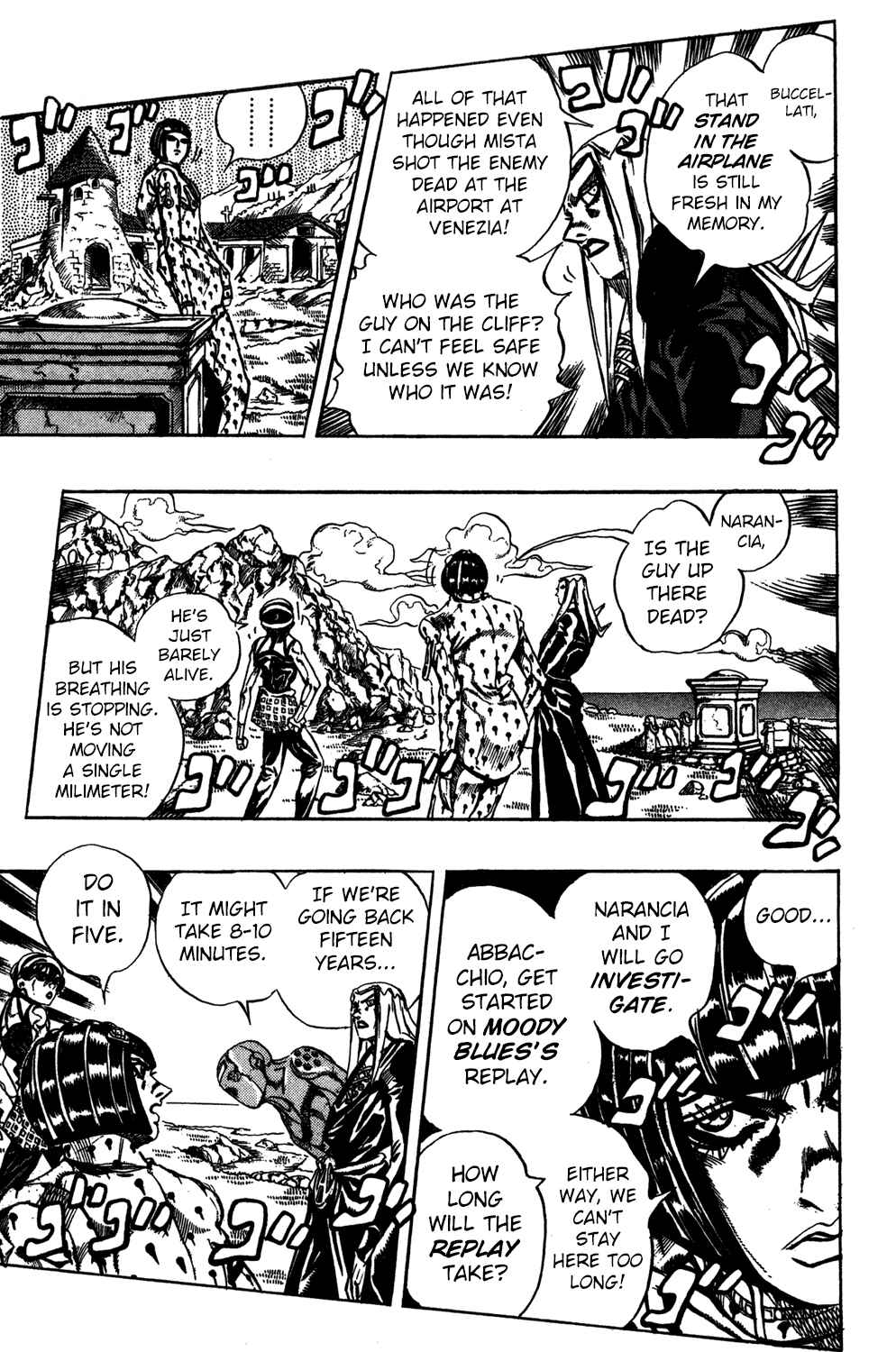 JoJo no Kimyou na Bouken: Part 5 - Ougon no Kaze Chapter 109 - Page 4
