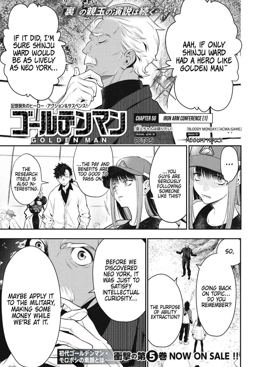 GOLDEN MAN Chapter 50 - Page 1